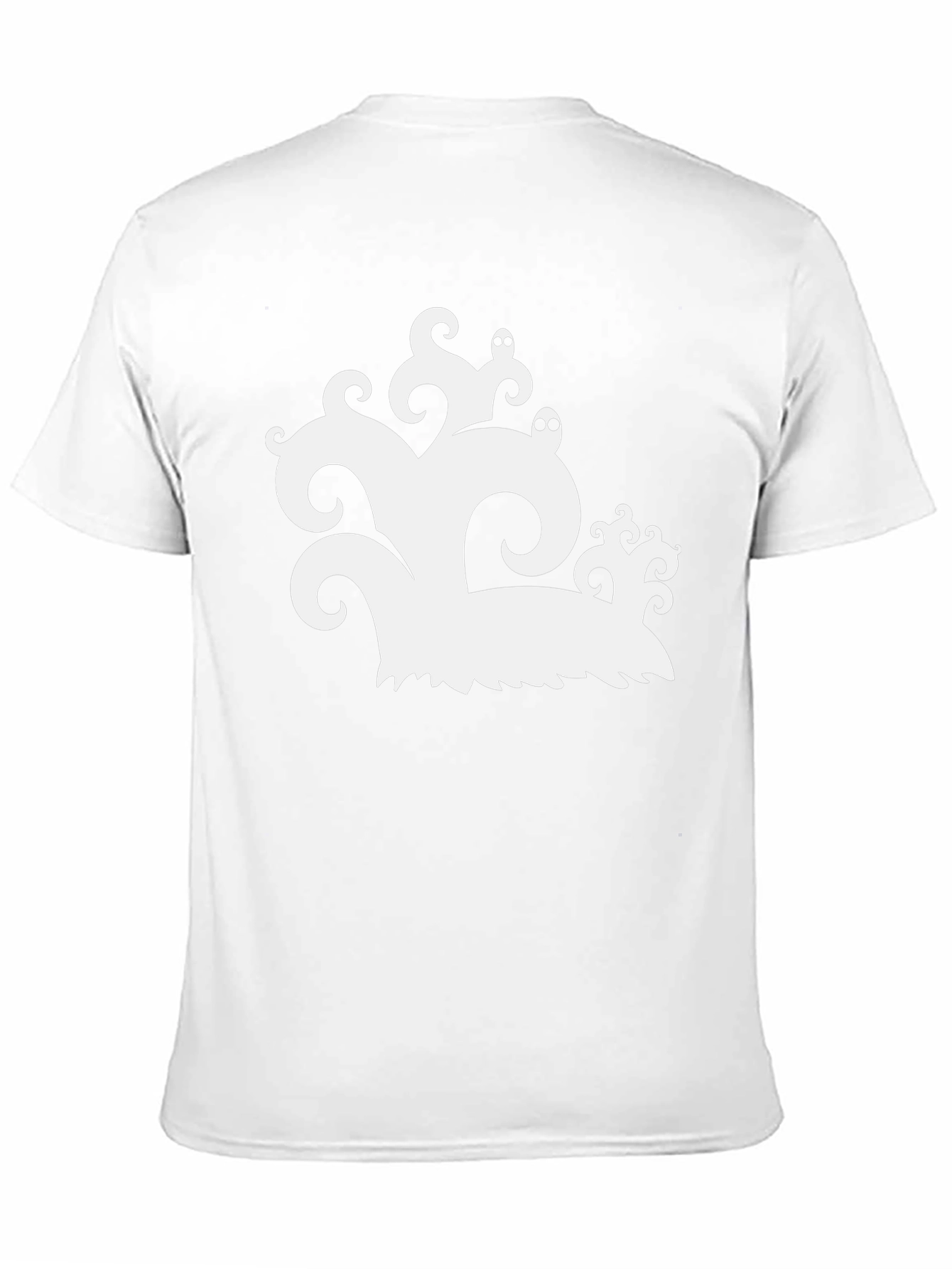 Ghostly Halloween T-Shirt - Black Cotton Tee