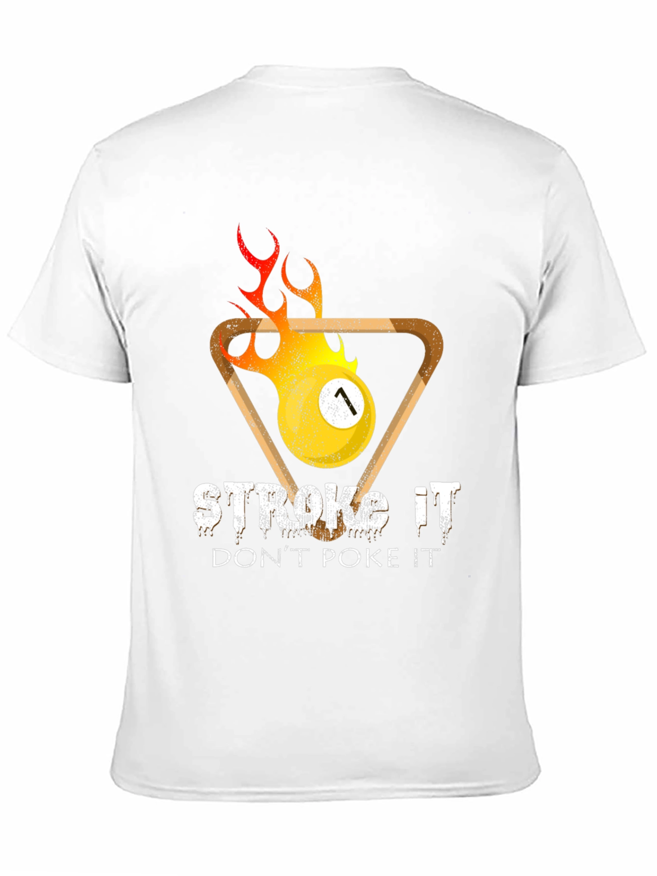 Stroke It Pool T-Shirt - Funny Billiards Graphic Tee