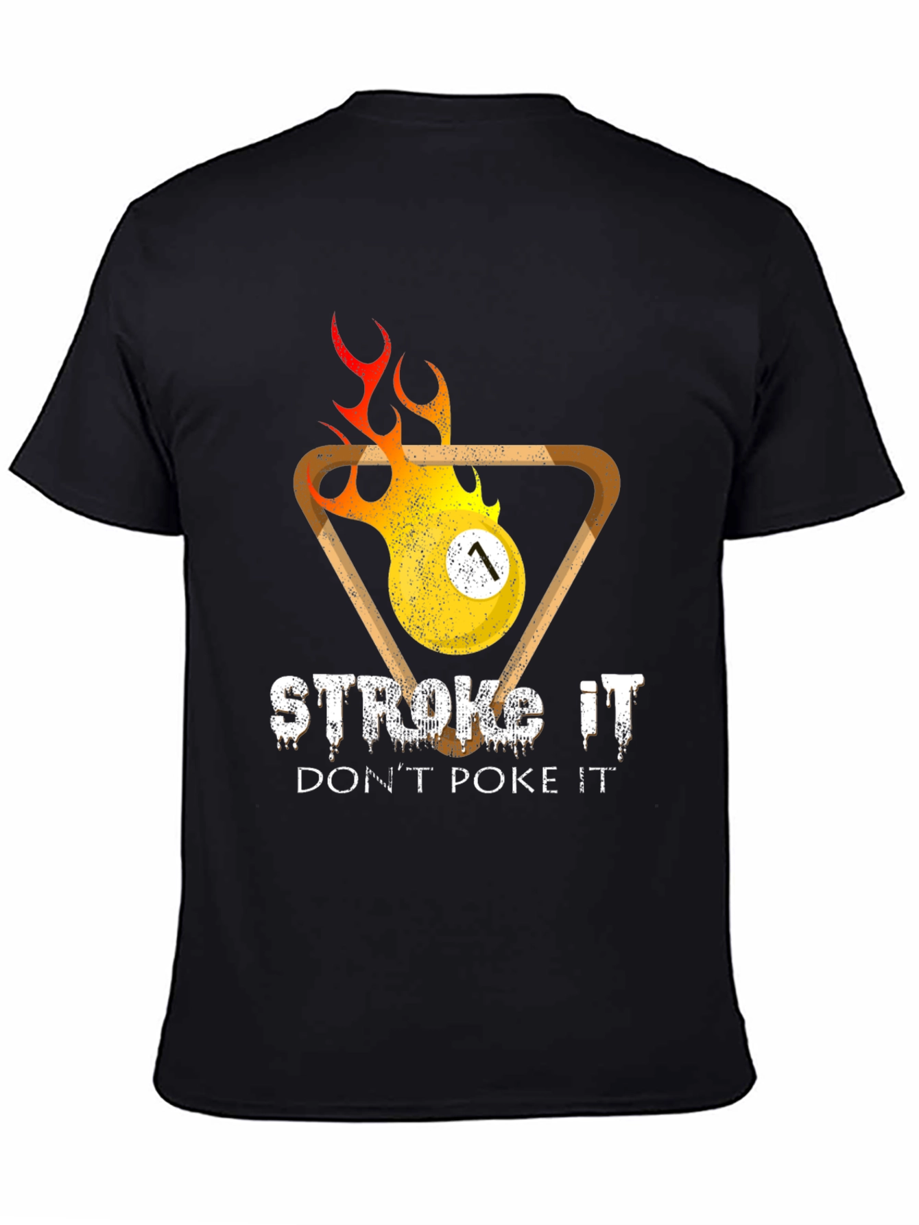 Stroke It Pool T-Shirt - Funny Billiards Graphic Tee