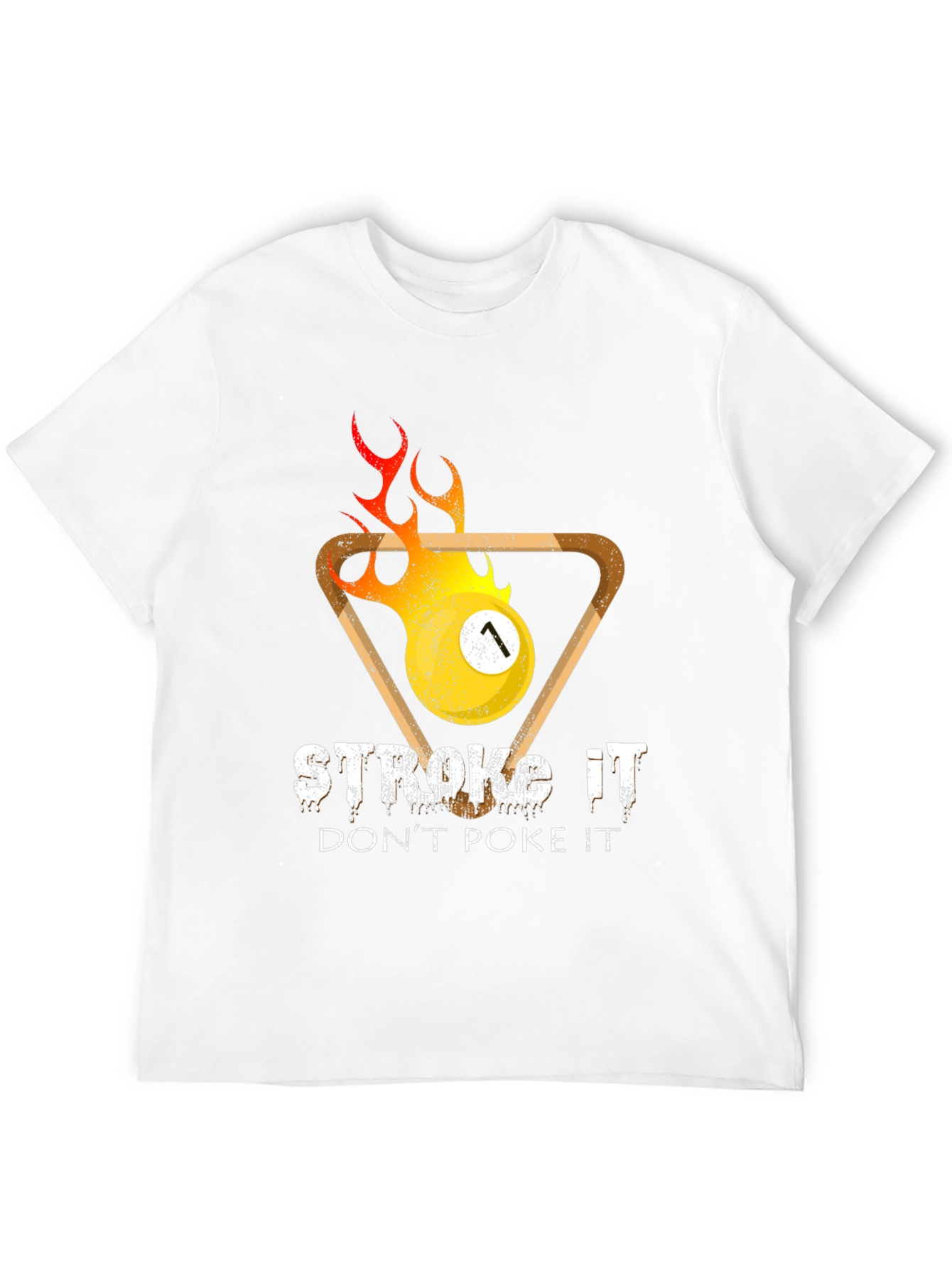Stroke It Pool T-Shirt - Funny Billiards Graphic Tee