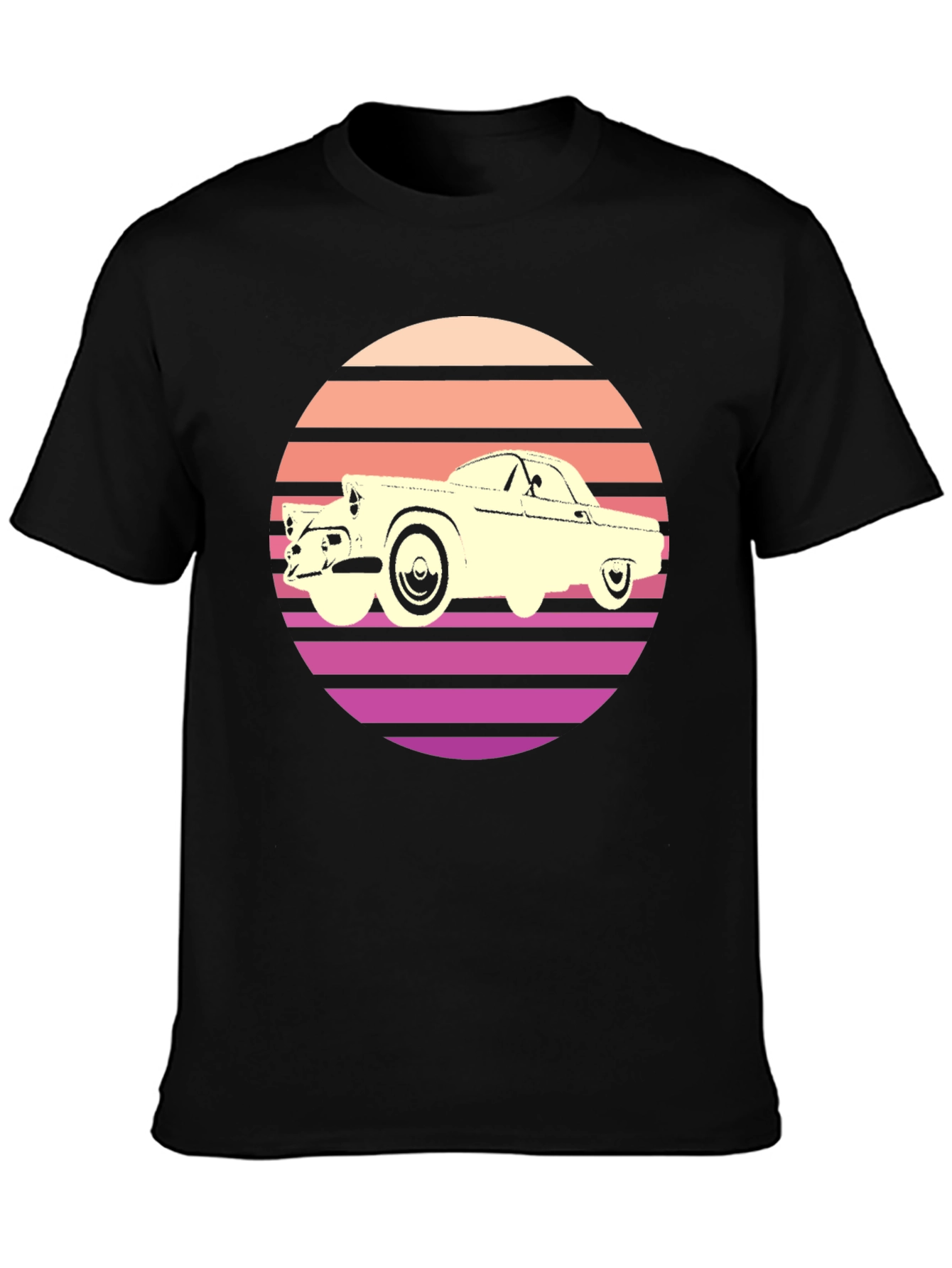 Retro Car Graphic T-Shirt