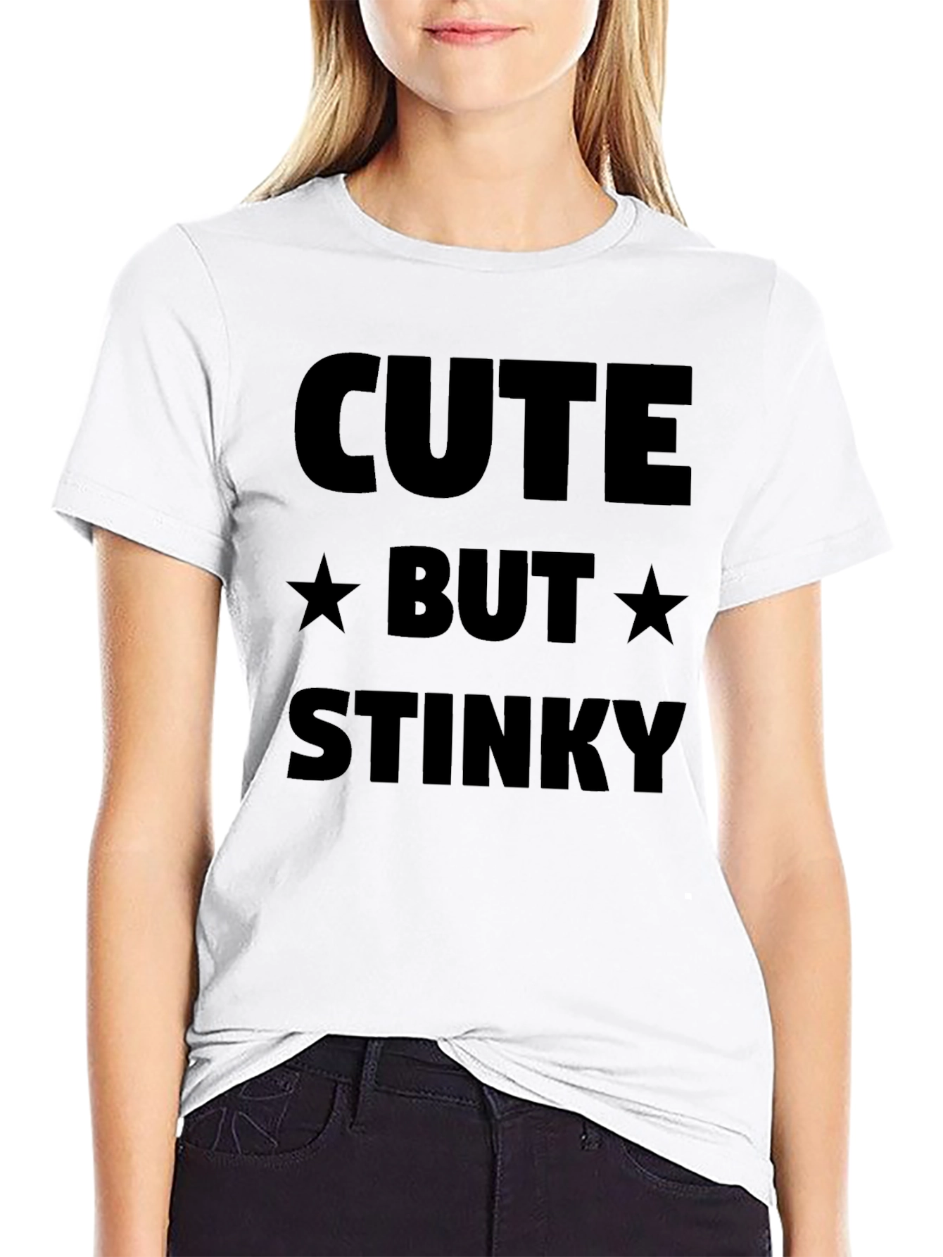 Cute But Stinky Graphic Tee - Funny T-Shirt