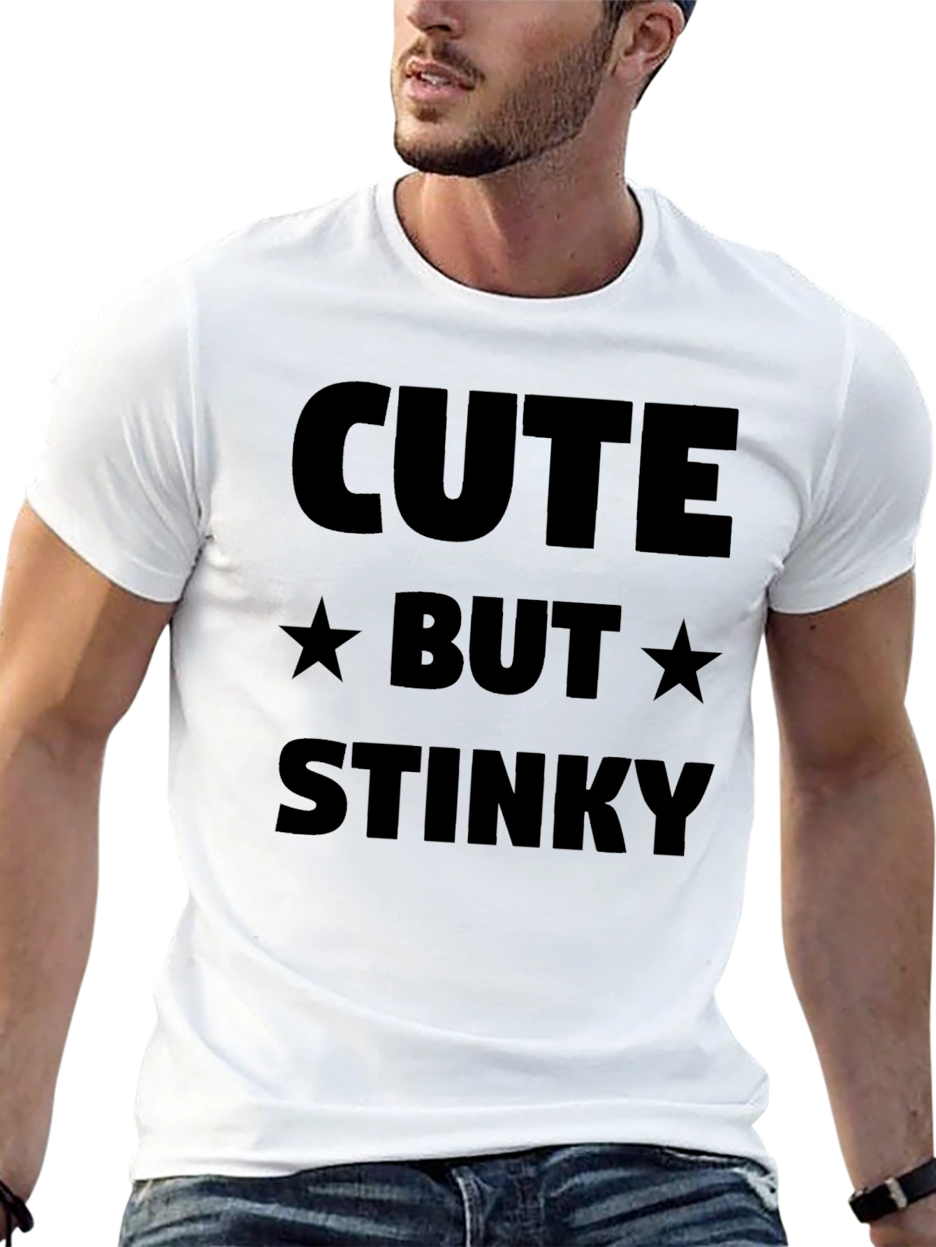 Cute But Stinky Graphic Tee - Funny T-Shirt