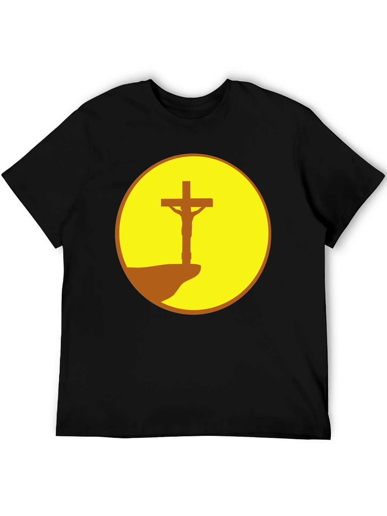 Crucifix Graphic Tee - Stylish Christian Apparel