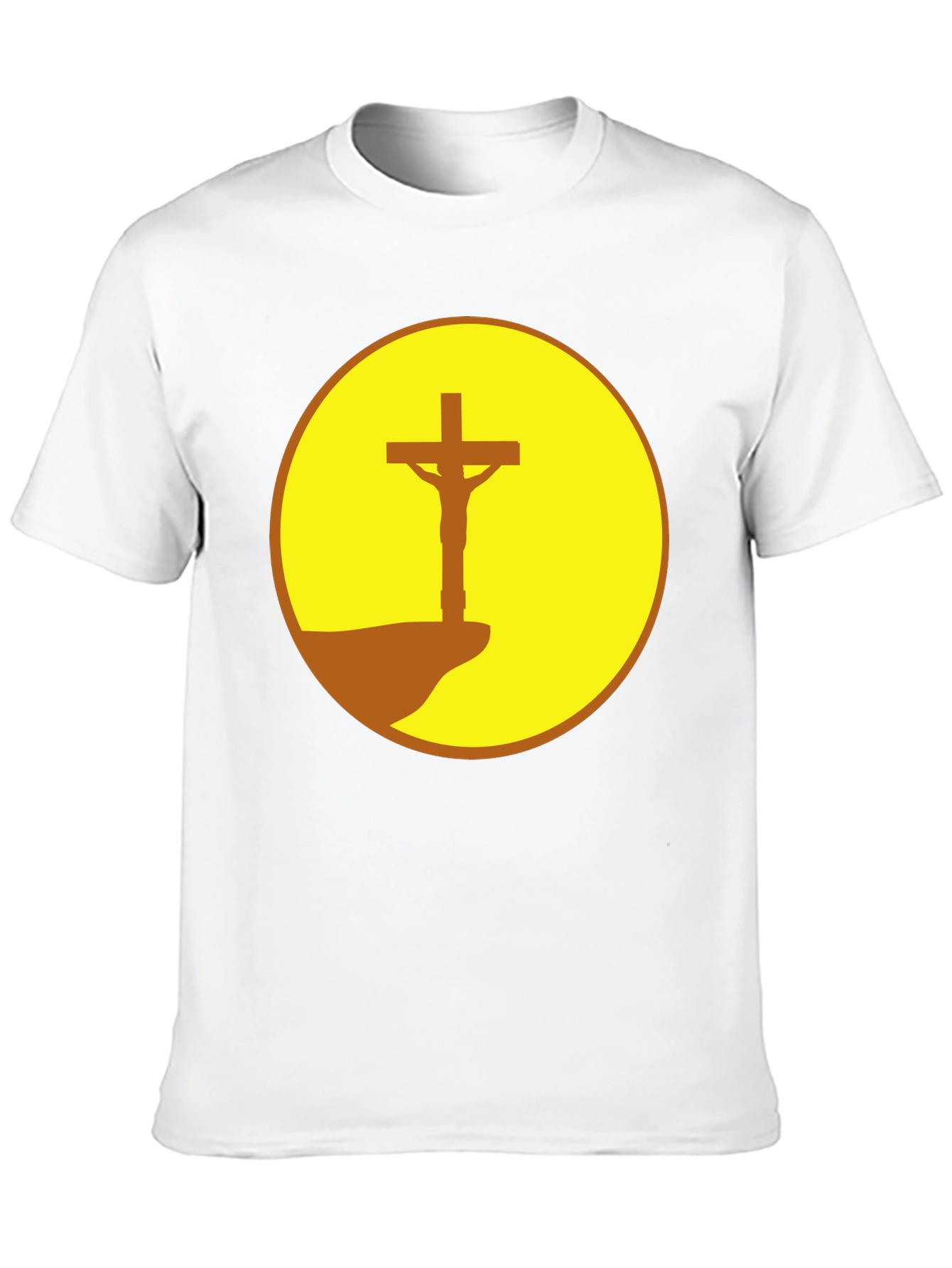 Crucifix Graphic Tee - Stylish Christian Apparel