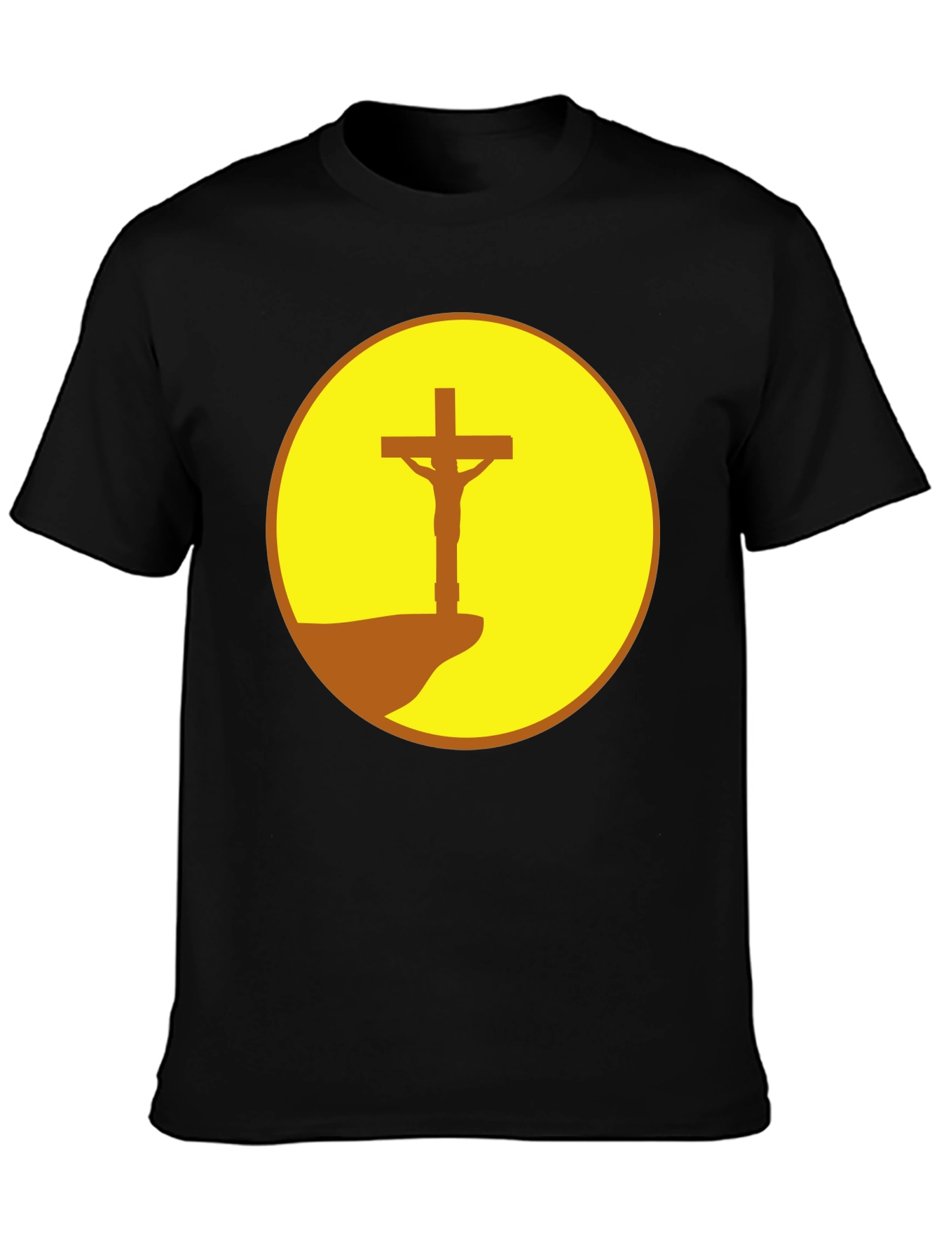 Crucifix Graphic Tee - Stylish Christian Apparel
