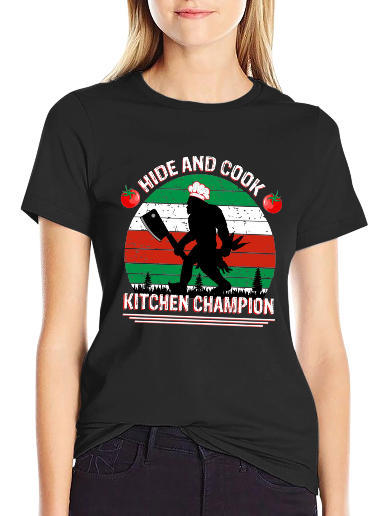 Hide and Cook Kitchen Champion T-Shirt