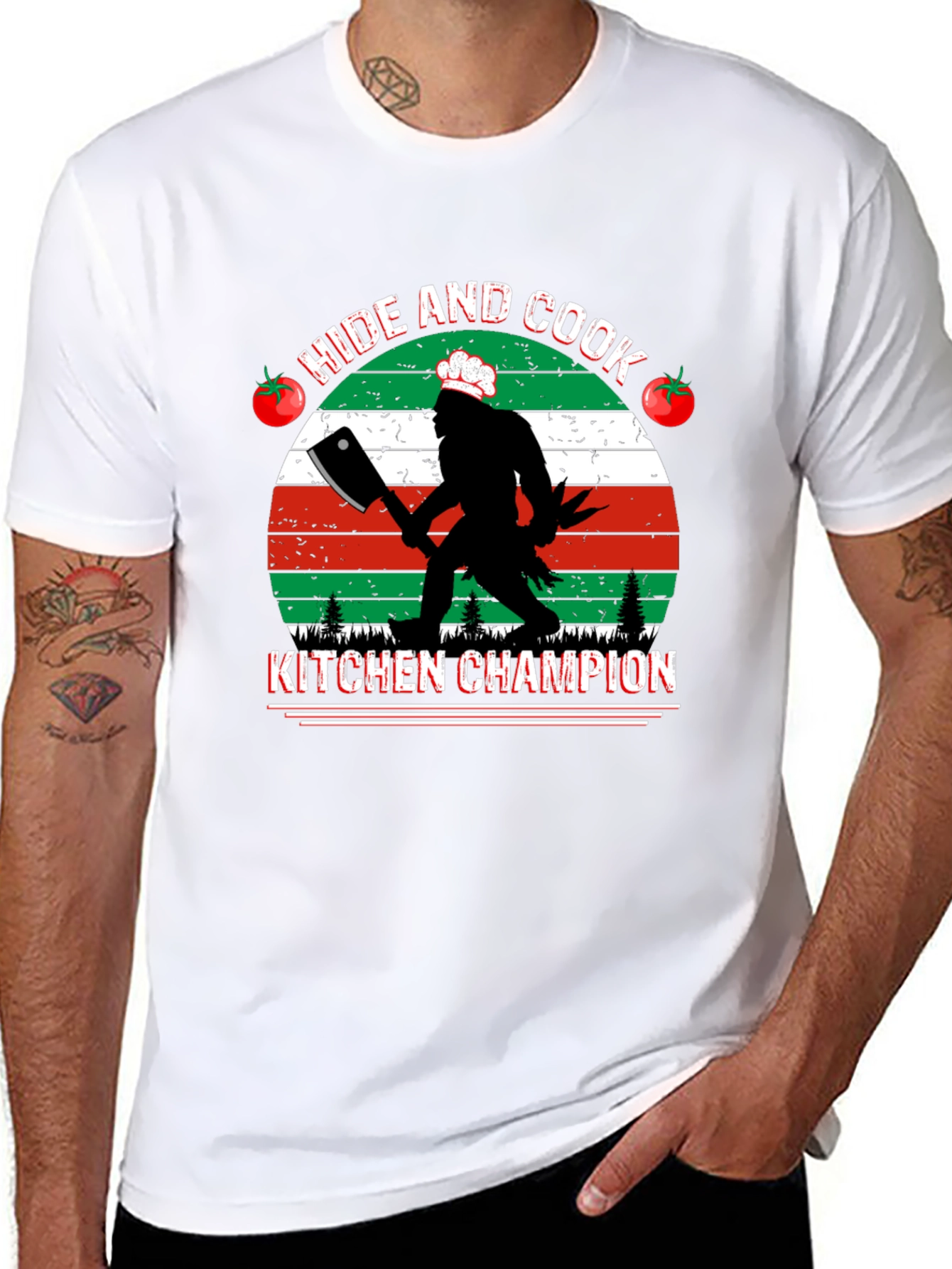 Hide and Cook Kitchen Champion T-Shirt