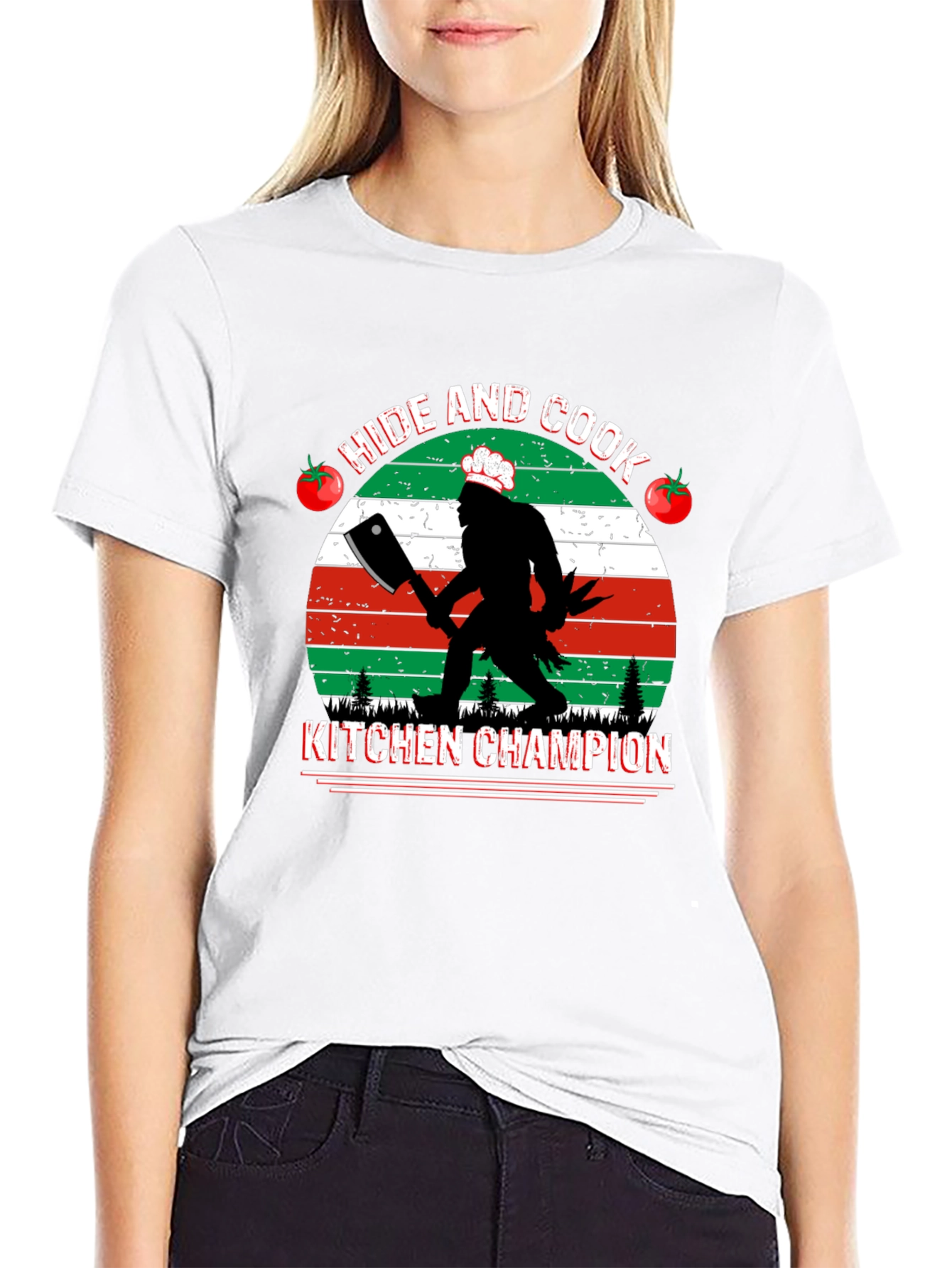 Hide and Cook Kitchen Champion T-Shirt