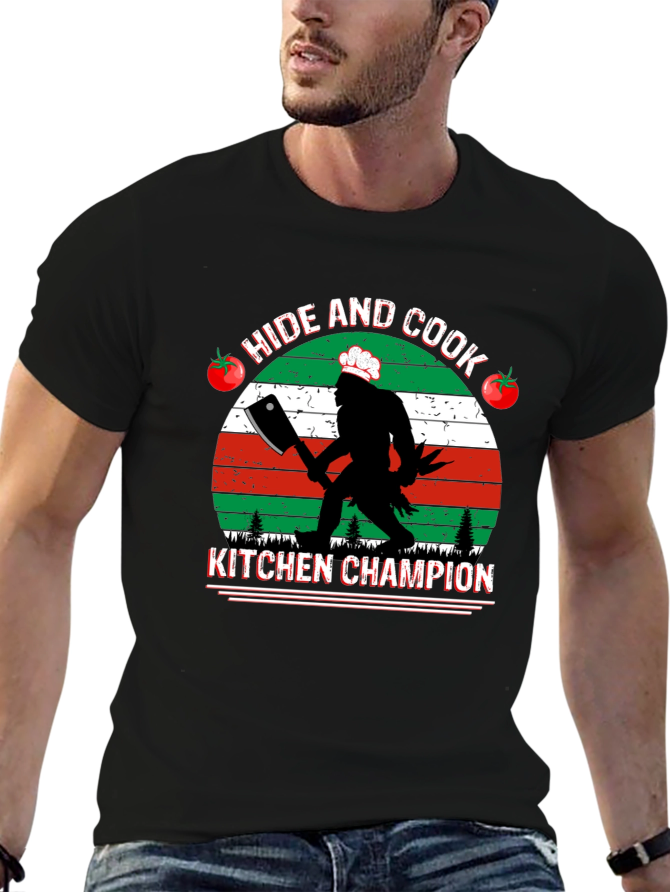 Hide and Cook Kitchen Champion T-Shirt
