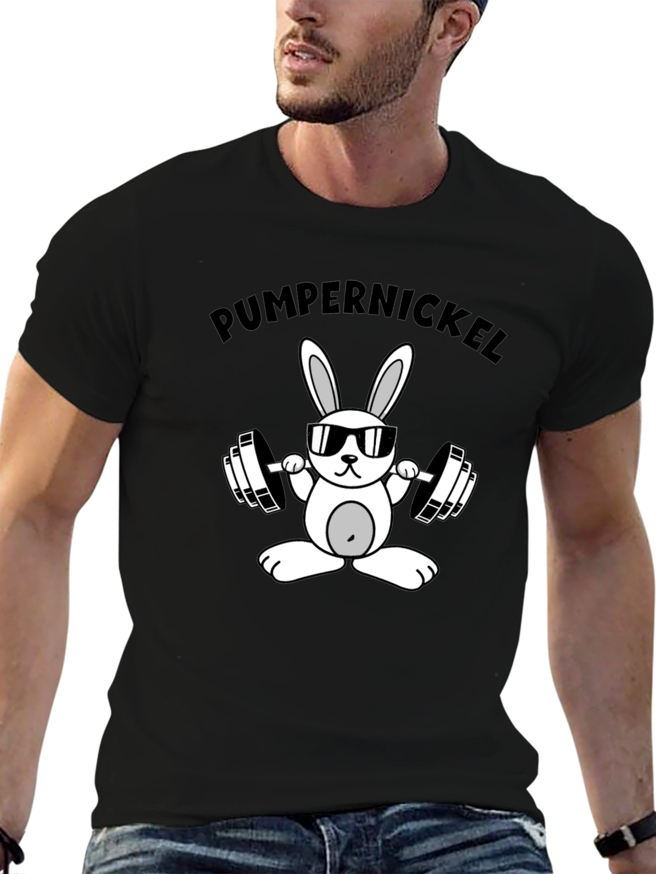 Pumpernickel Bunny Graphic T-Shirt
