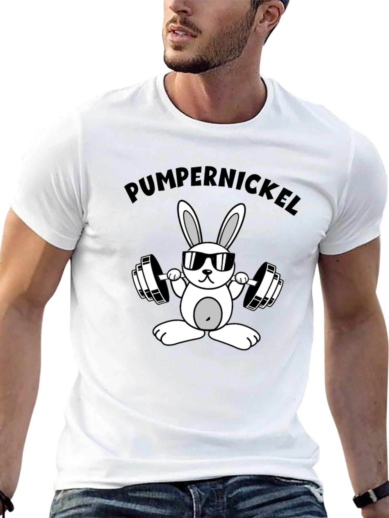 Pumpernickel Bunny Graphic T-Shirt
