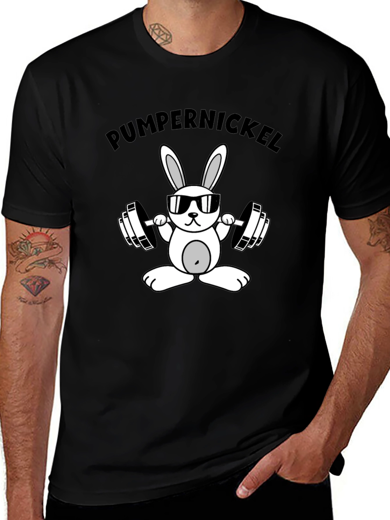 Pumpernickel Bunny Graphic T-Shirt