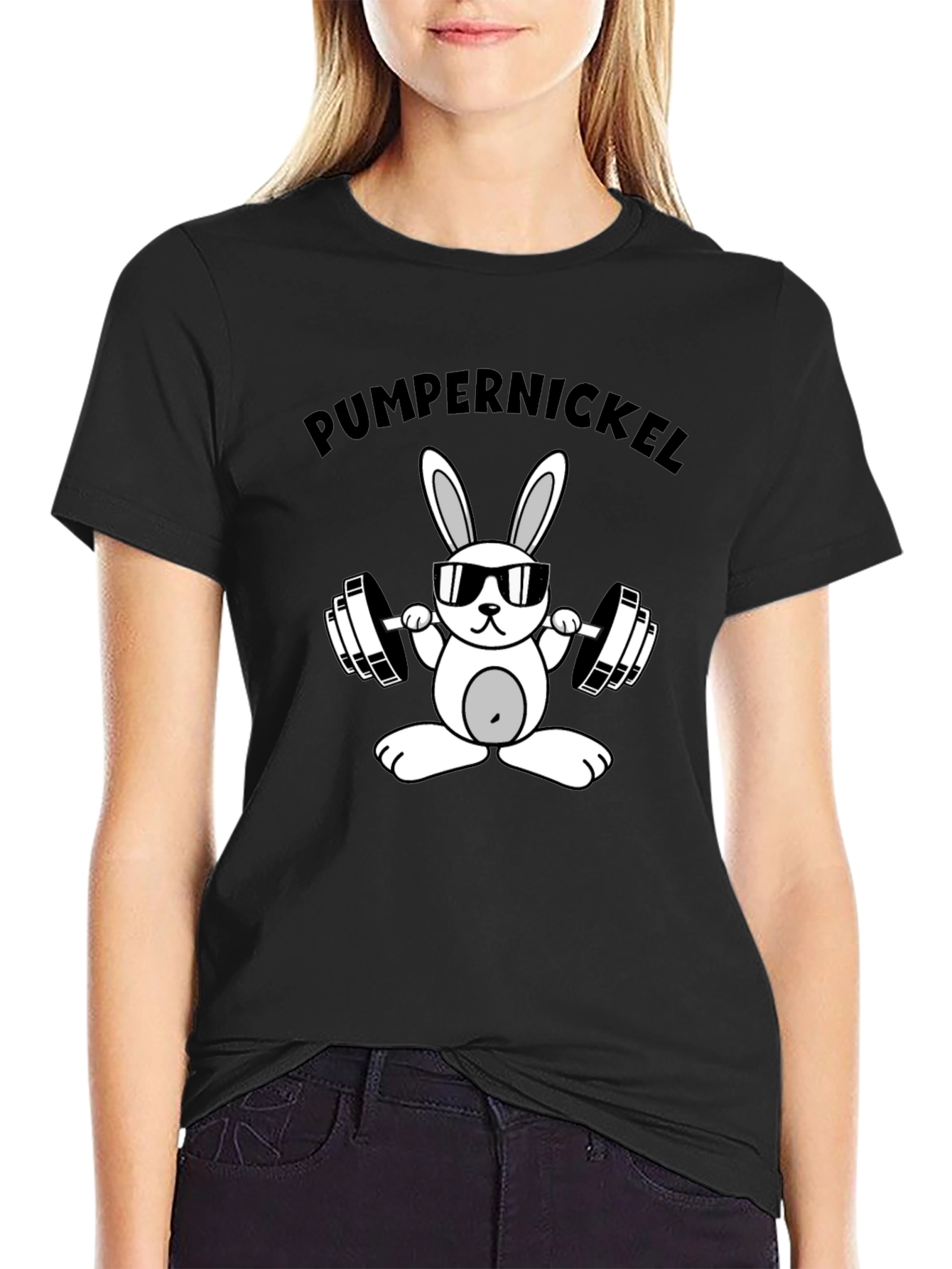Pumpernickel Bunny Graphic T-Shirt