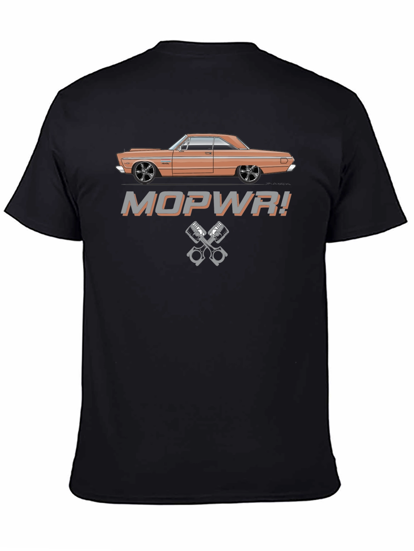 MOPWR! Muscle Car Graphic T-Shirt