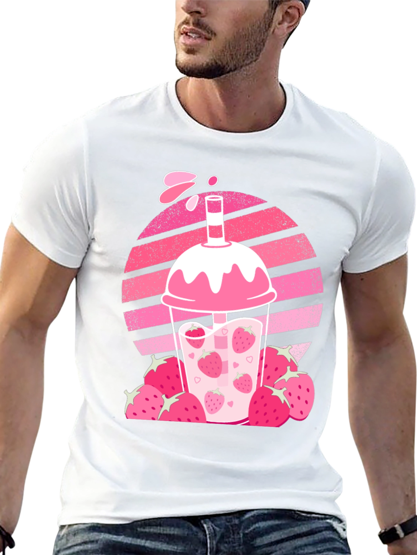Strawberry Bubble Tea T-Shirt