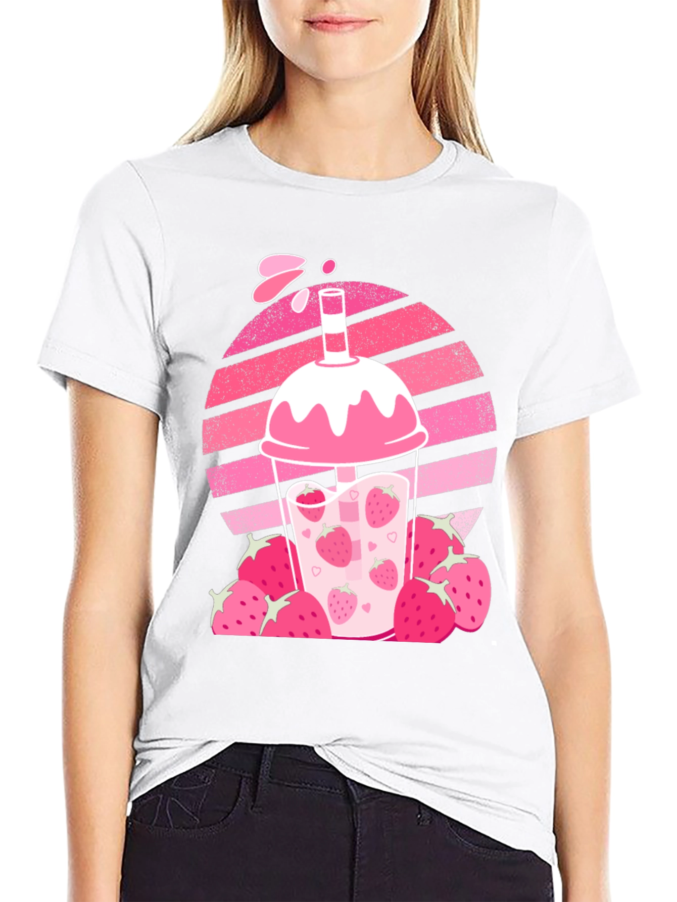 Strawberry Bubble Tea T-Shirt