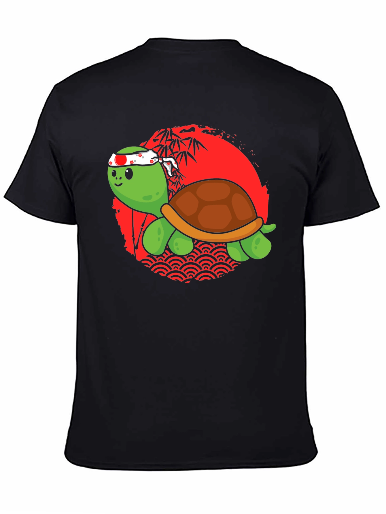 Samurai Turtle Graphic Tee - Cool Japanese Style T-Shirt