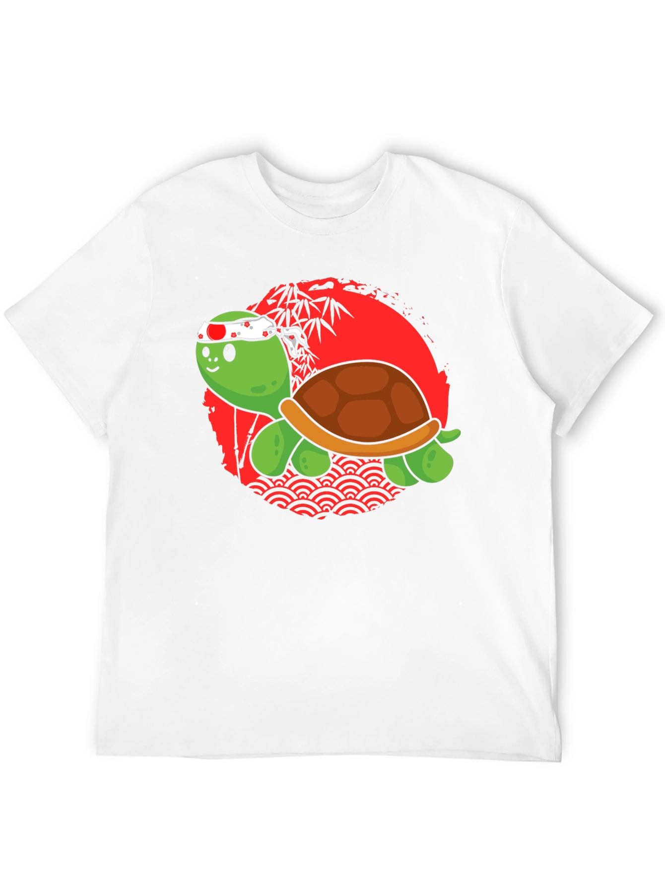Samurai Turtle Graphic Tee - Cool Japanese Style T-Shirt