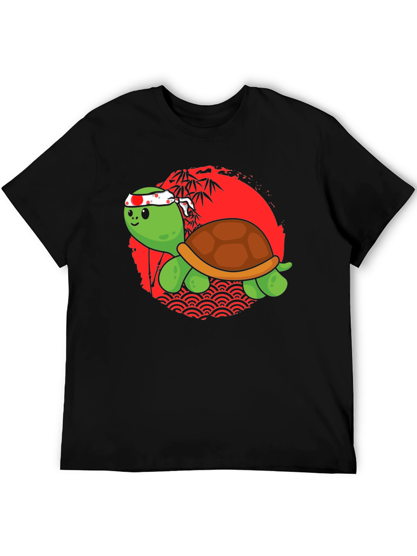 Samurai Turtle Graphic Tee - Cool Japanese Style T-Shirt
