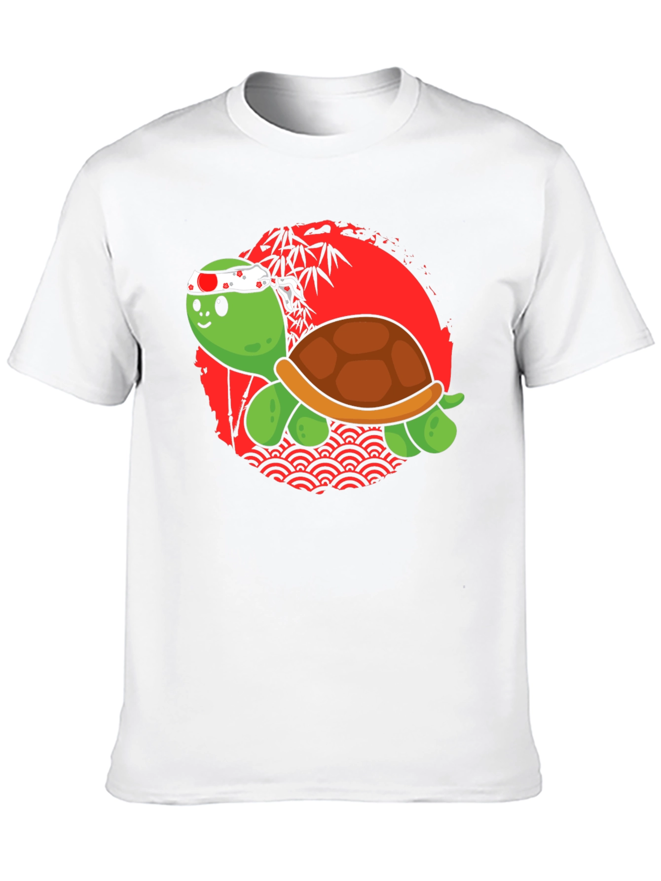 Samurai Turtle Graphic Tee - Cool Japanese Style T-Shirt