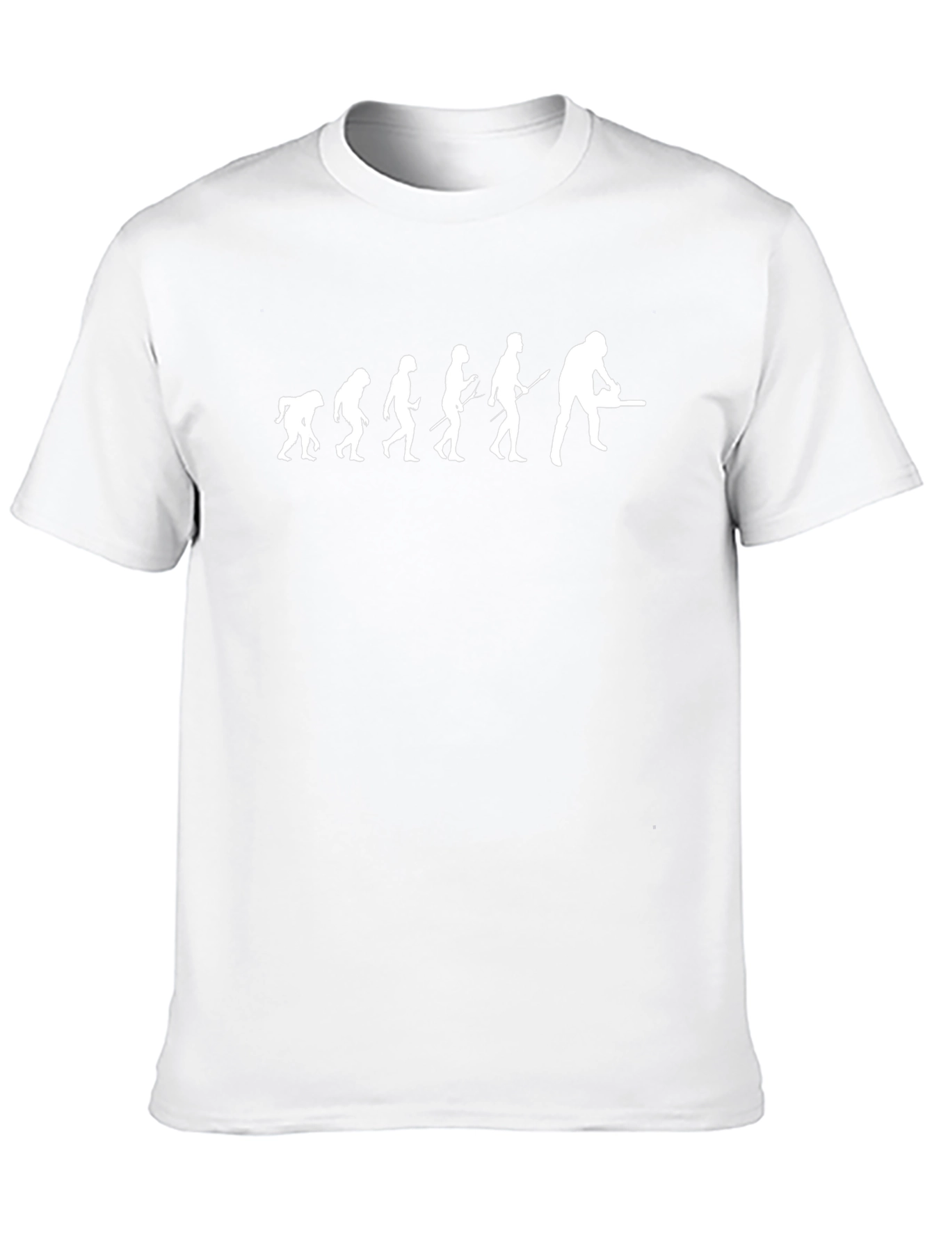 Evolution of Lumberjack Funny Black T-Shirt