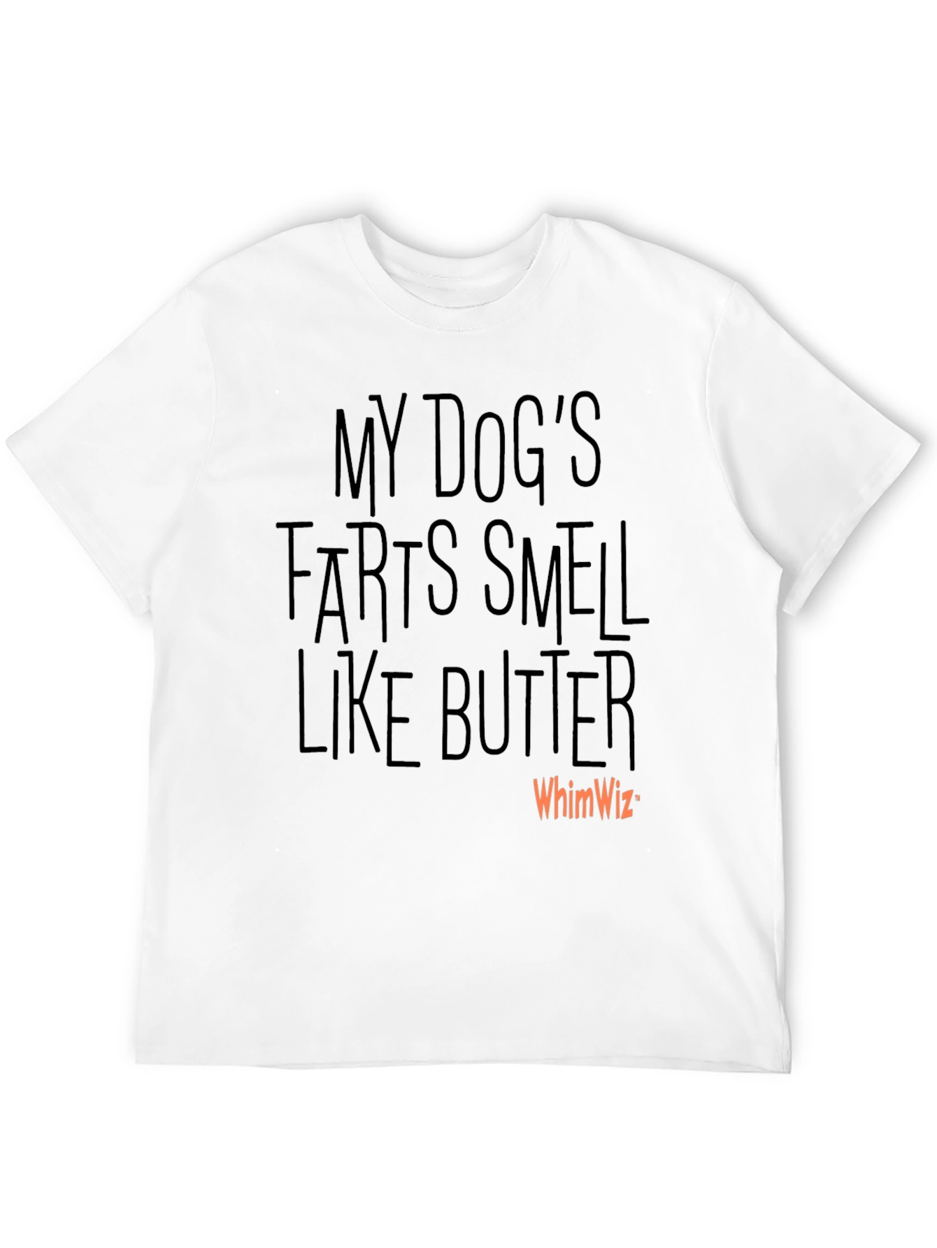 Funny Dog Fart Butter Scent Graphic T-Shirt