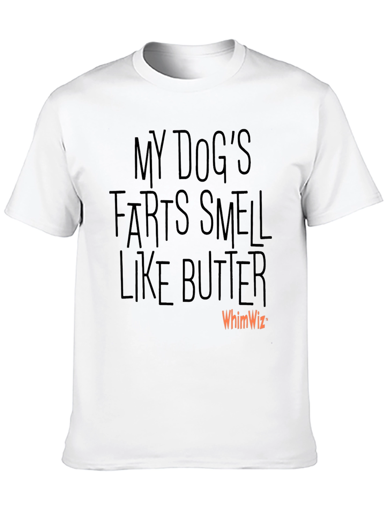 Funny Dog Fart Butter Scent Graphic T-Shirt