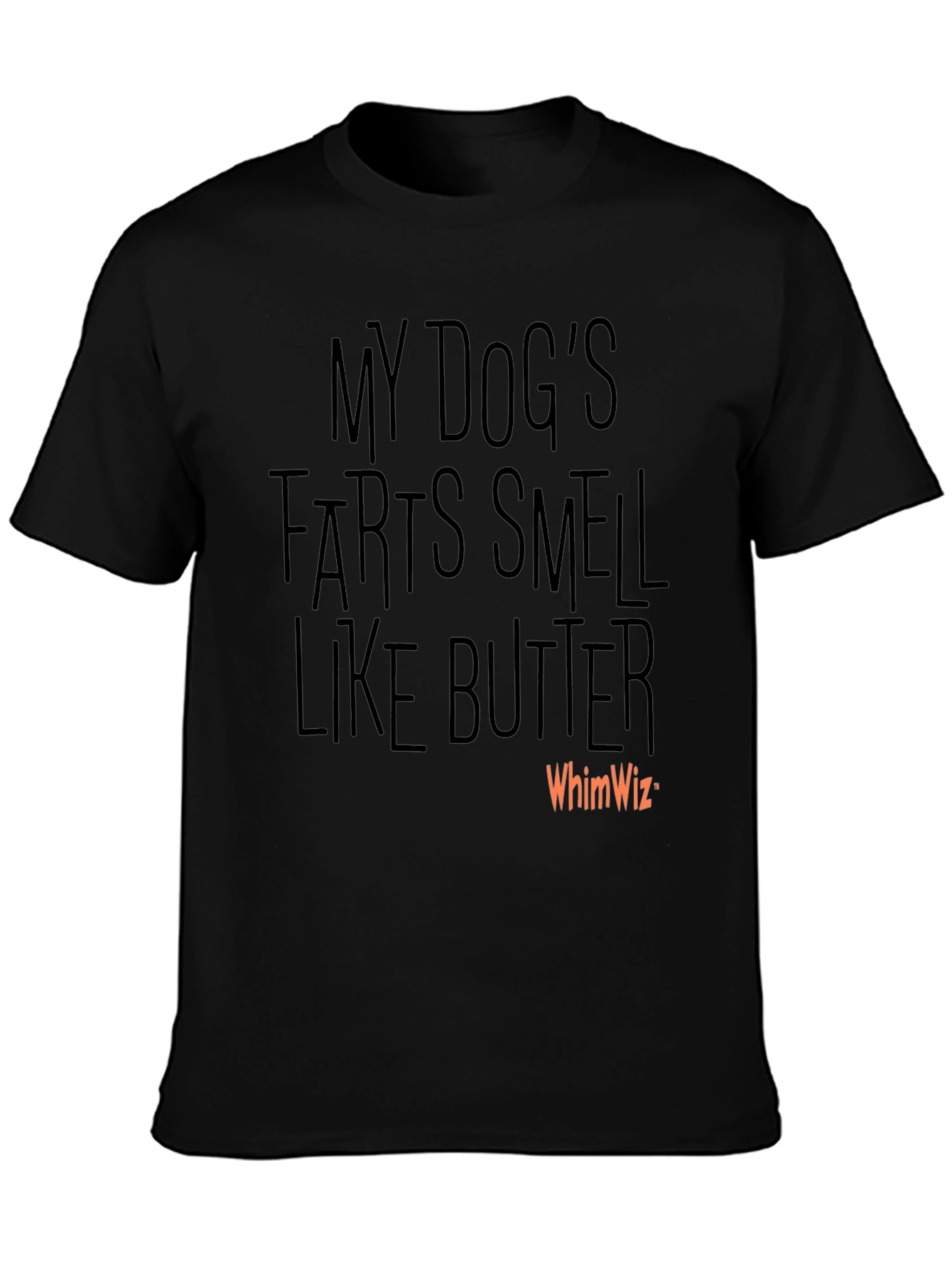 Funny Dog Fart Butter Scent Graphic T-Shirt