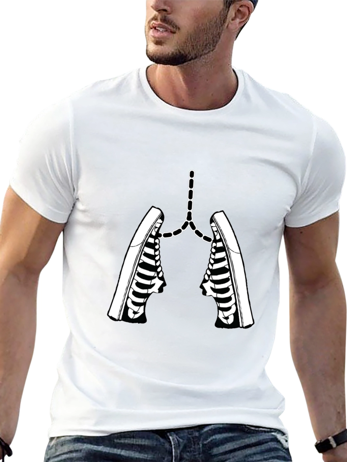 Lung Sneaker Chain T-Shirt