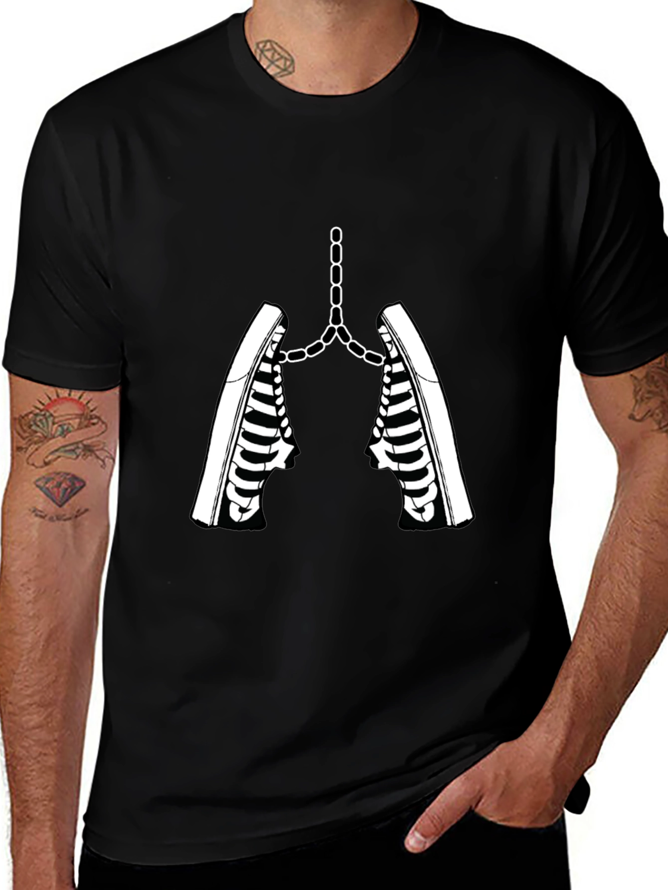 Lung Sneaker Chain T-Shirt