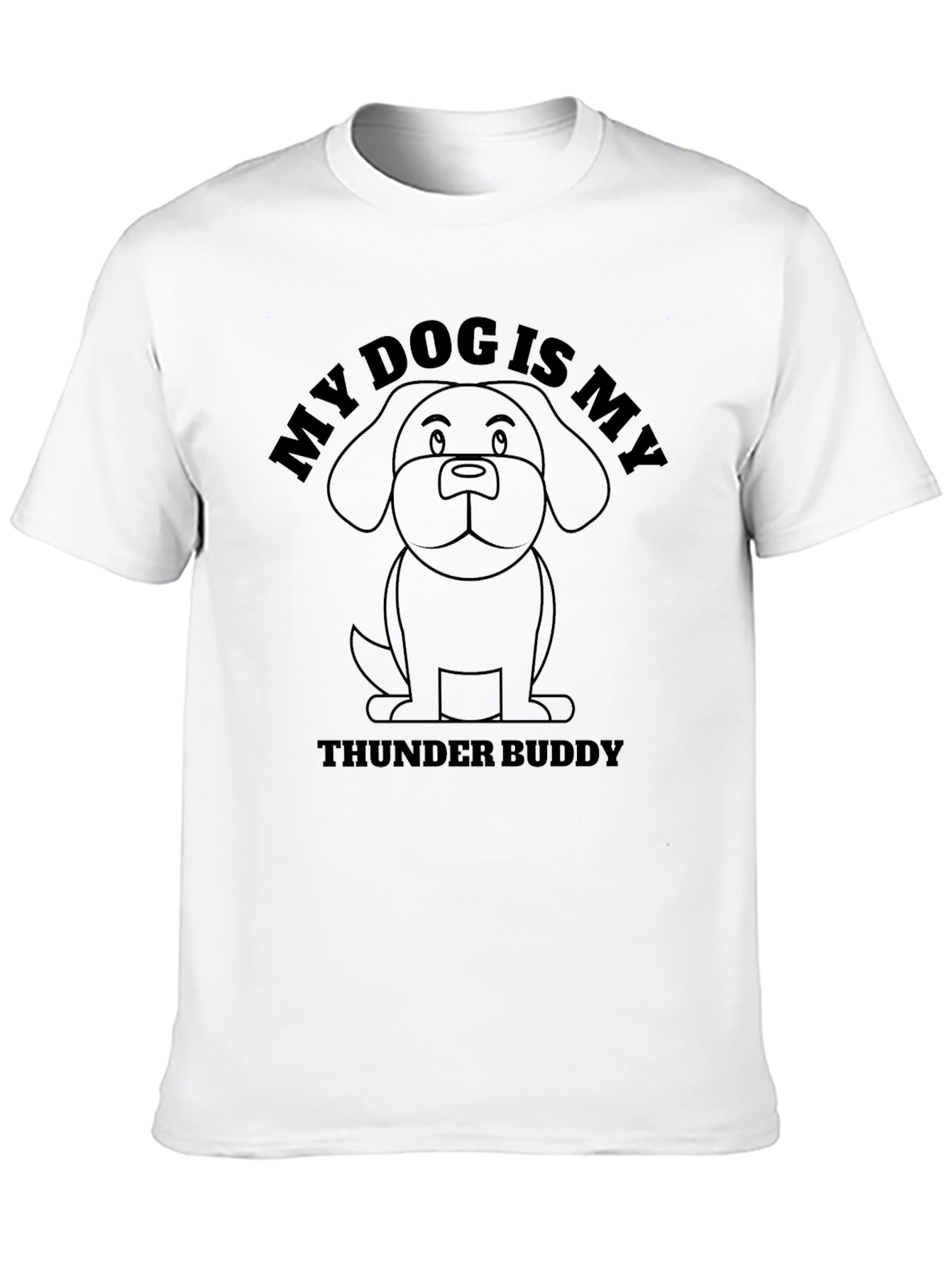 My Dog is My Thunder Buddy Funny T-Shirt