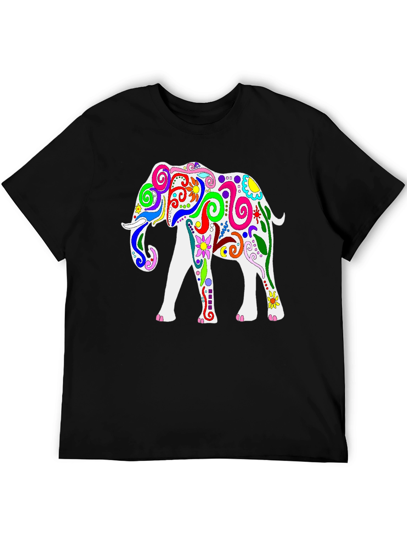 Colorful Elephant Graphic Tee