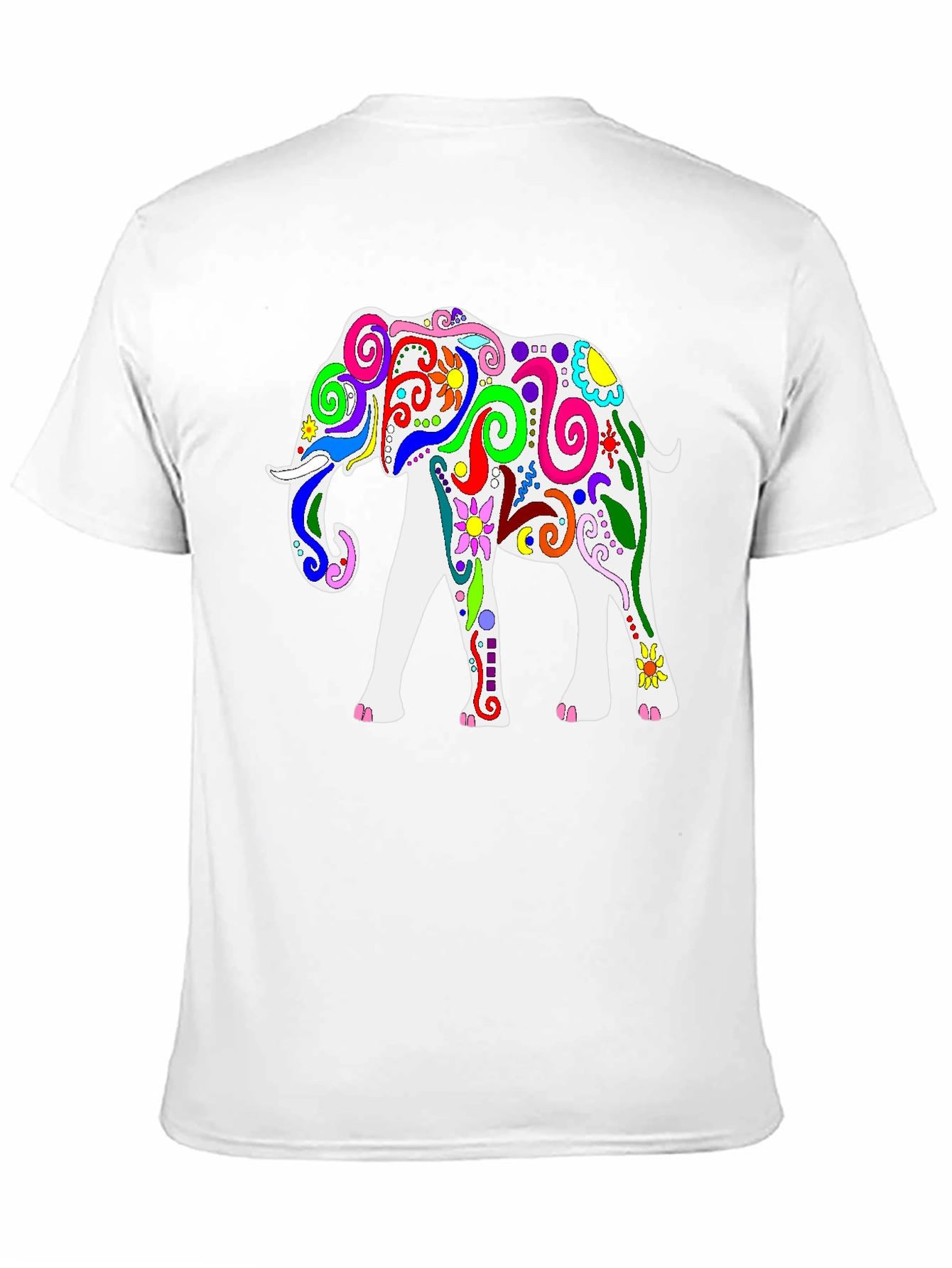 Colorful Elephant Graphic Tee