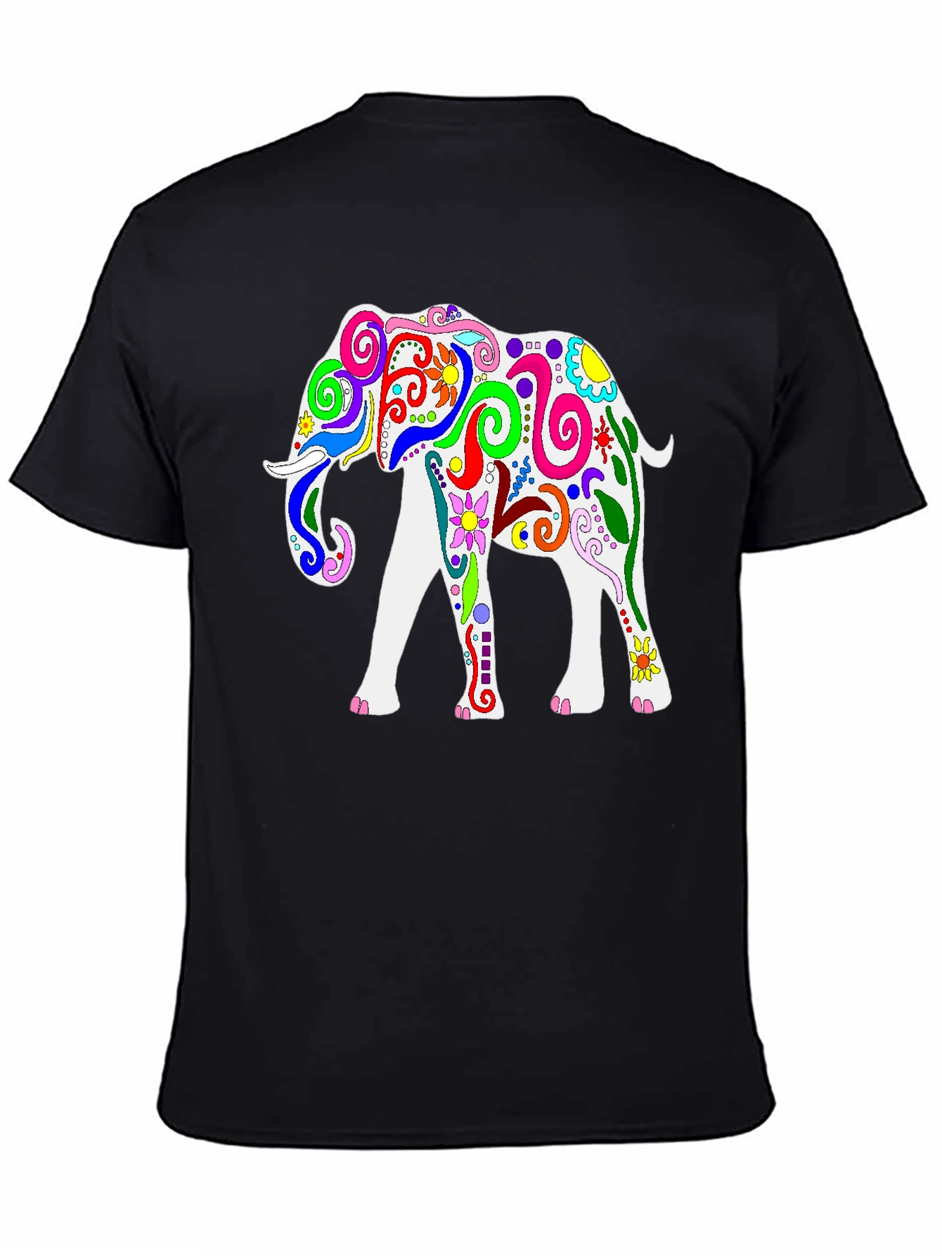 Colorful Elephant Graphic Tee