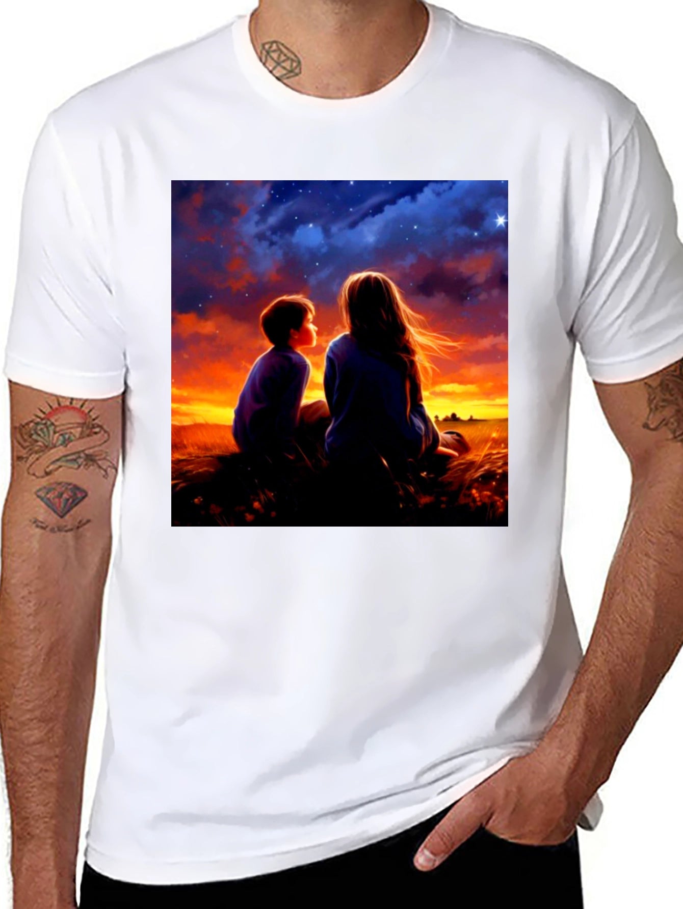 Sunset Stargazing Tee