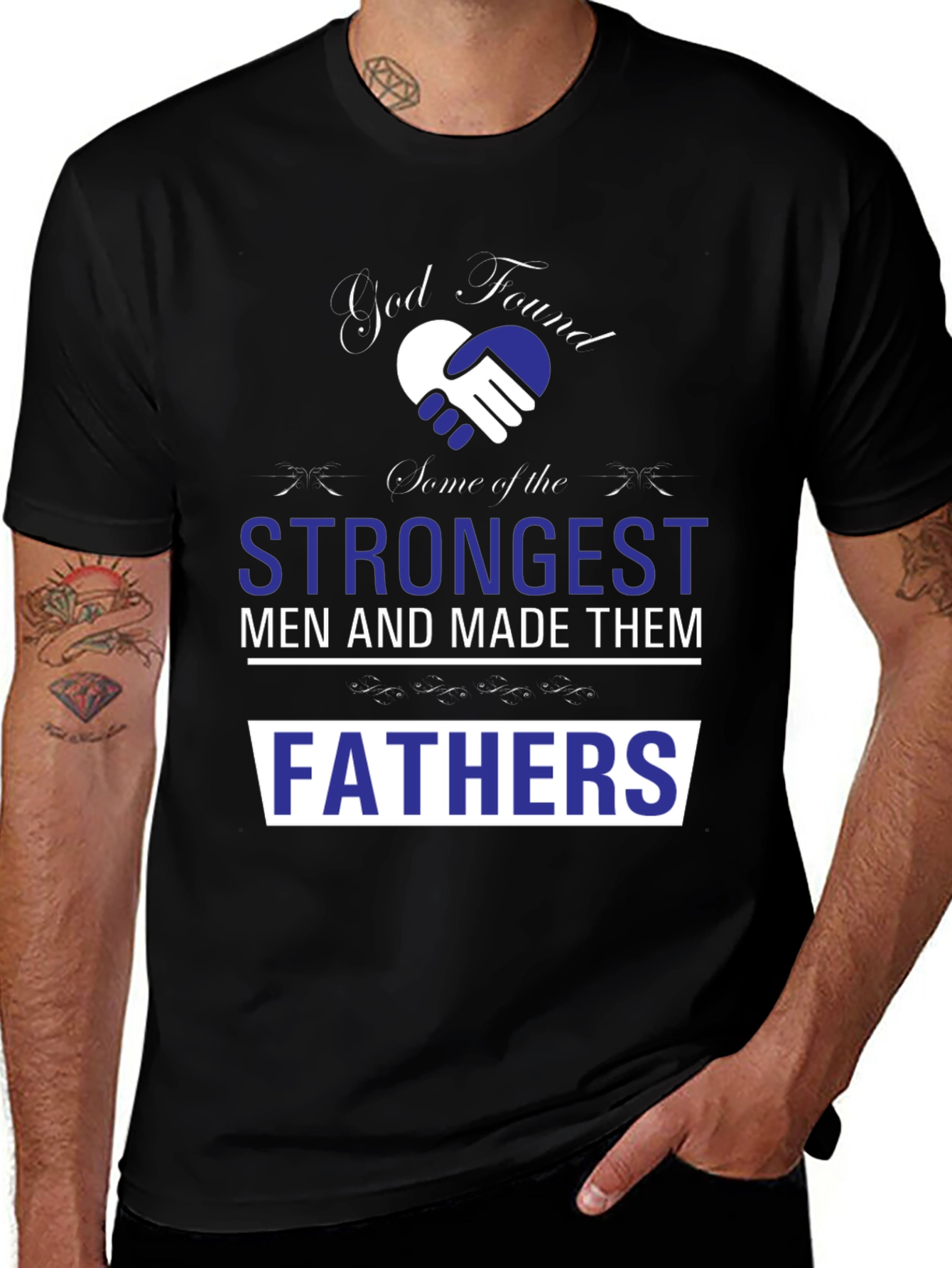 Strongest Fathers T-Shirt - Fathers Day Gift