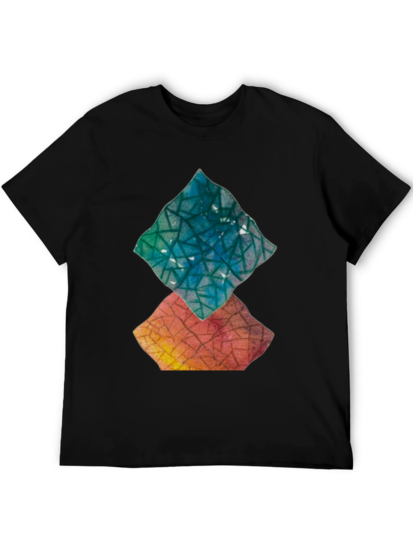 Abstract Geometric Print T-Shirt