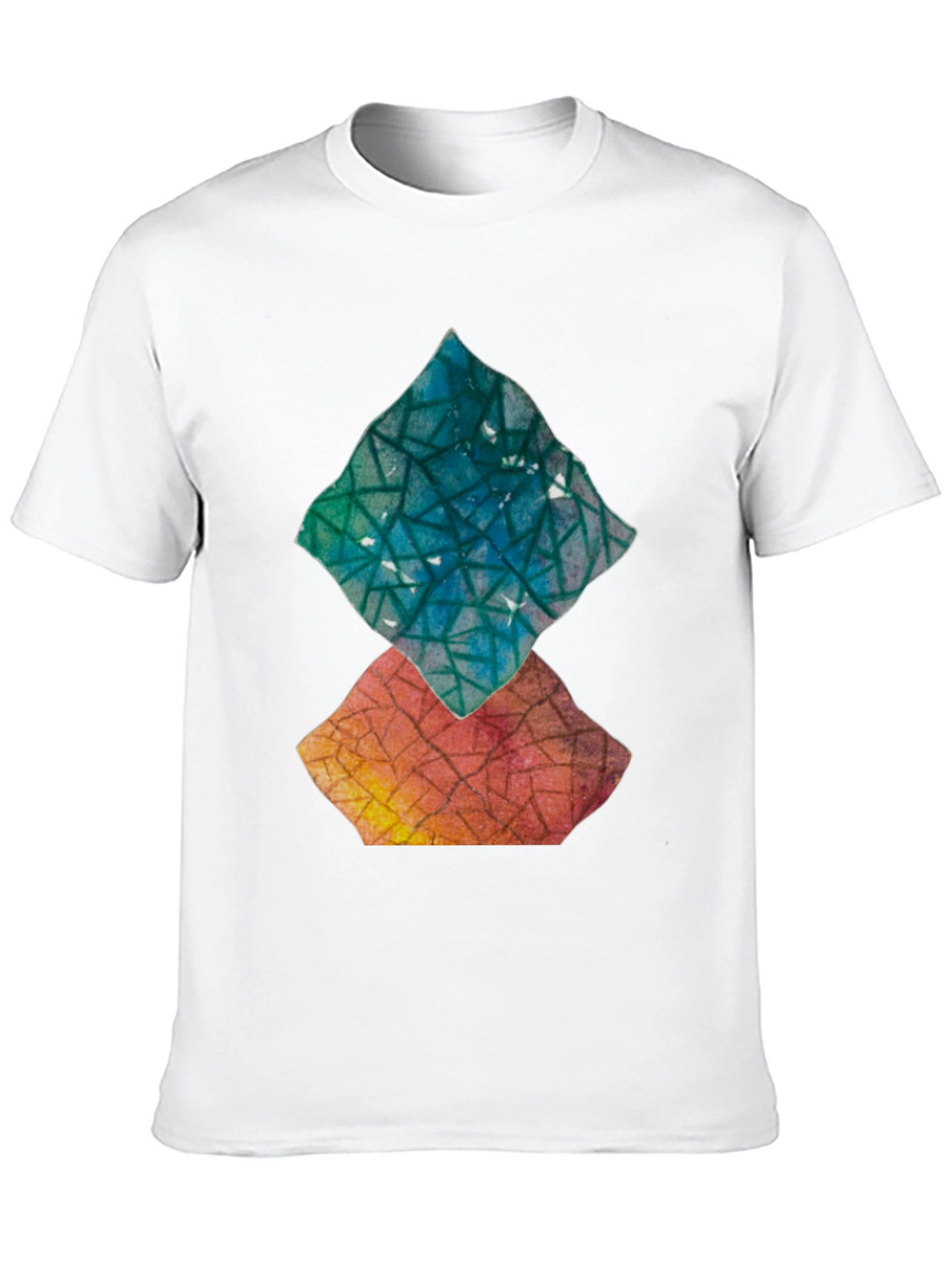 Abstract Geometric Print T-Shirt