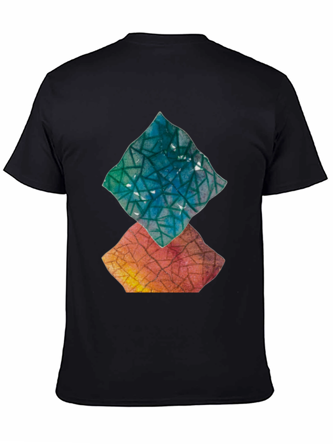 Abstract Geometric Print T-Shirt