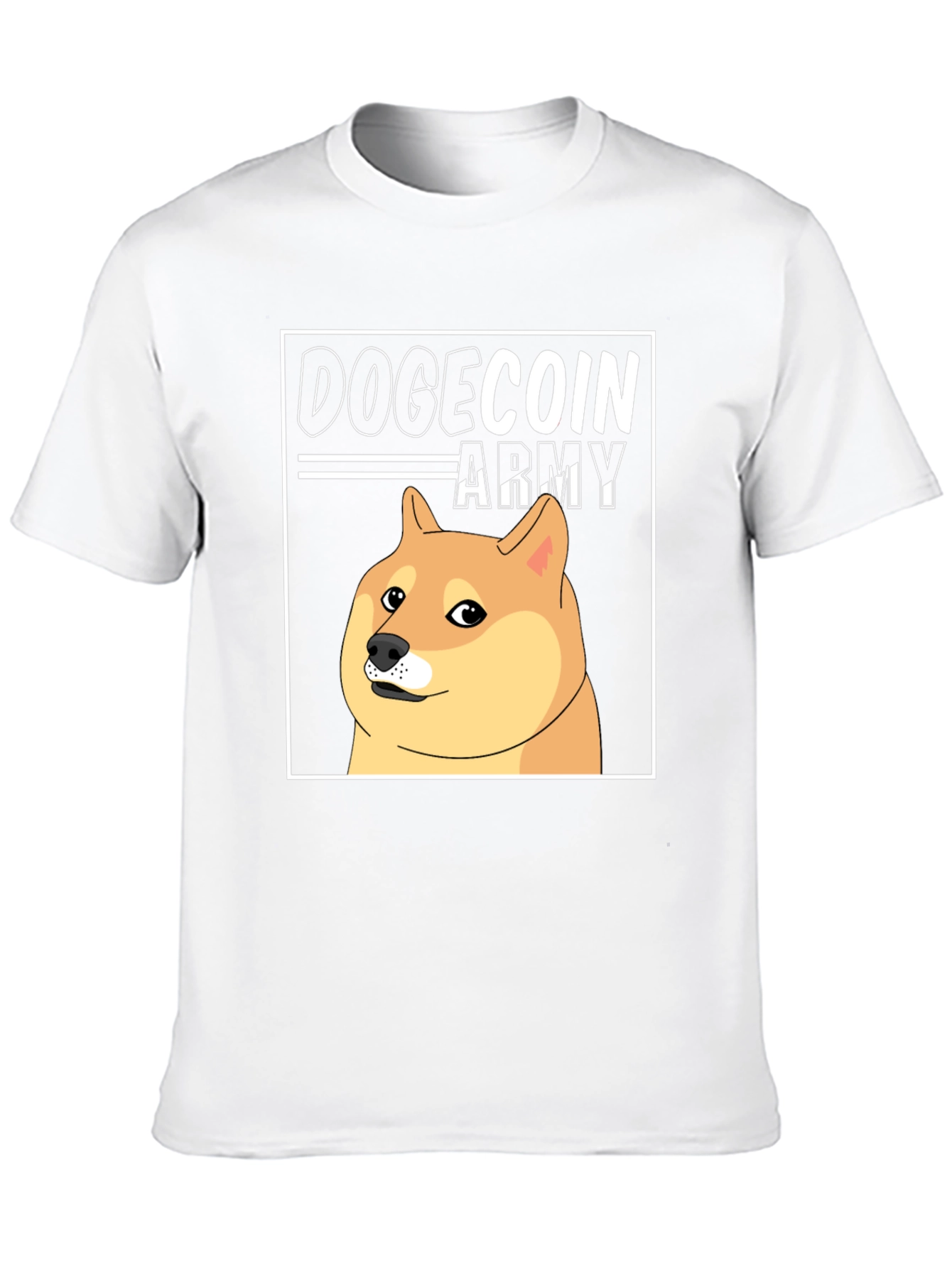 Dogecoin Army Black T-Shirt