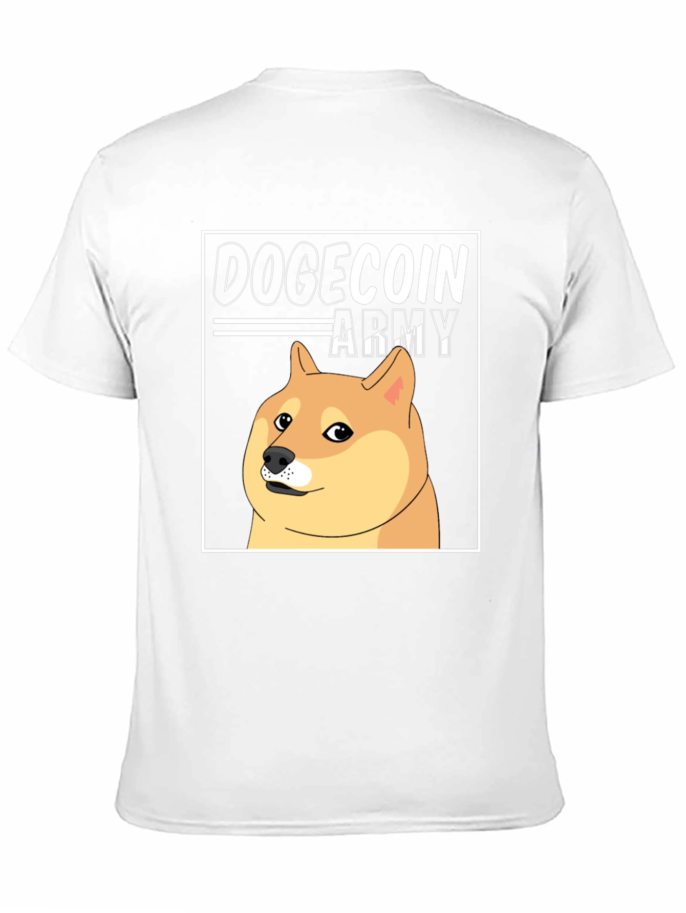 Dogecoin Army Black T-Shirt