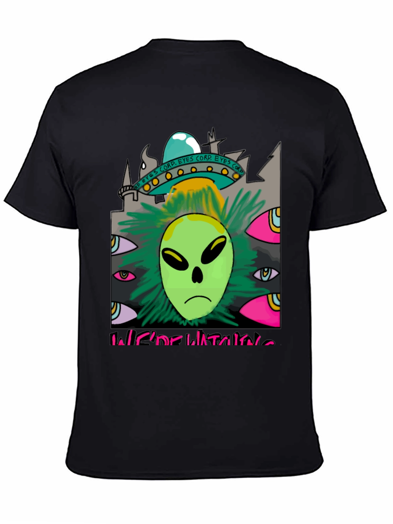 Were Watching Alien Graphic T-Shirt