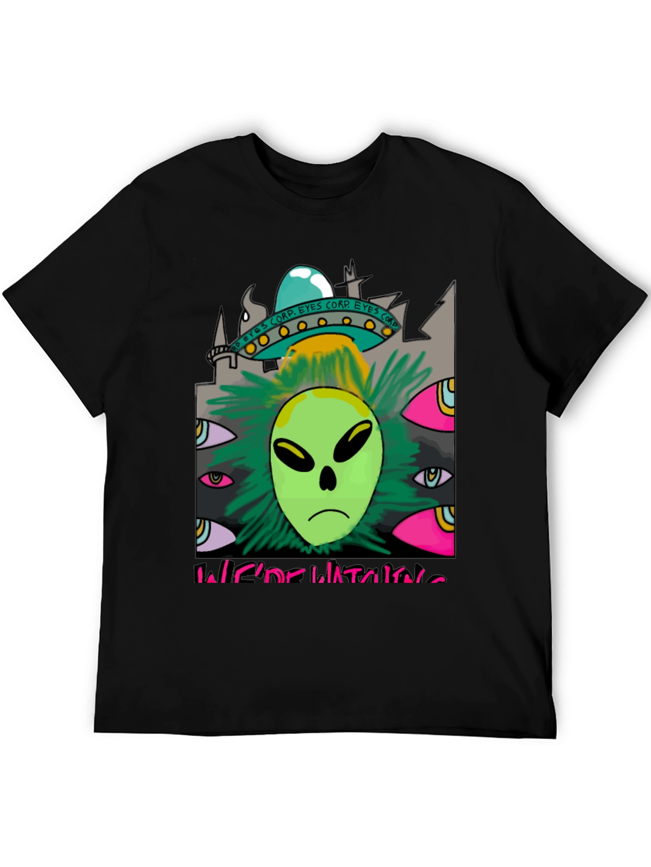 Were Watching Alien Graphic T-Shirt