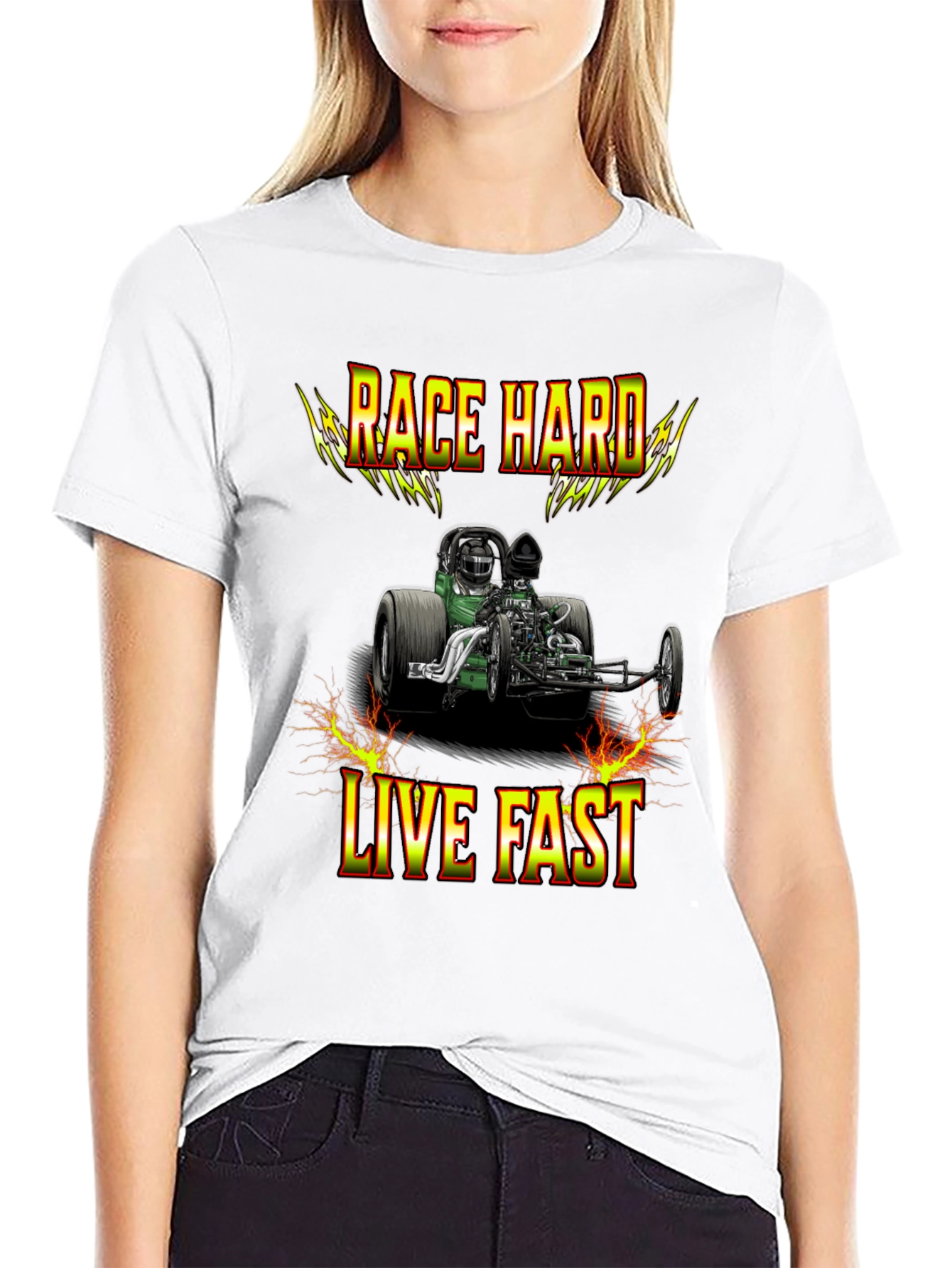 Race Hard Live Fast Graphic T-Shirt