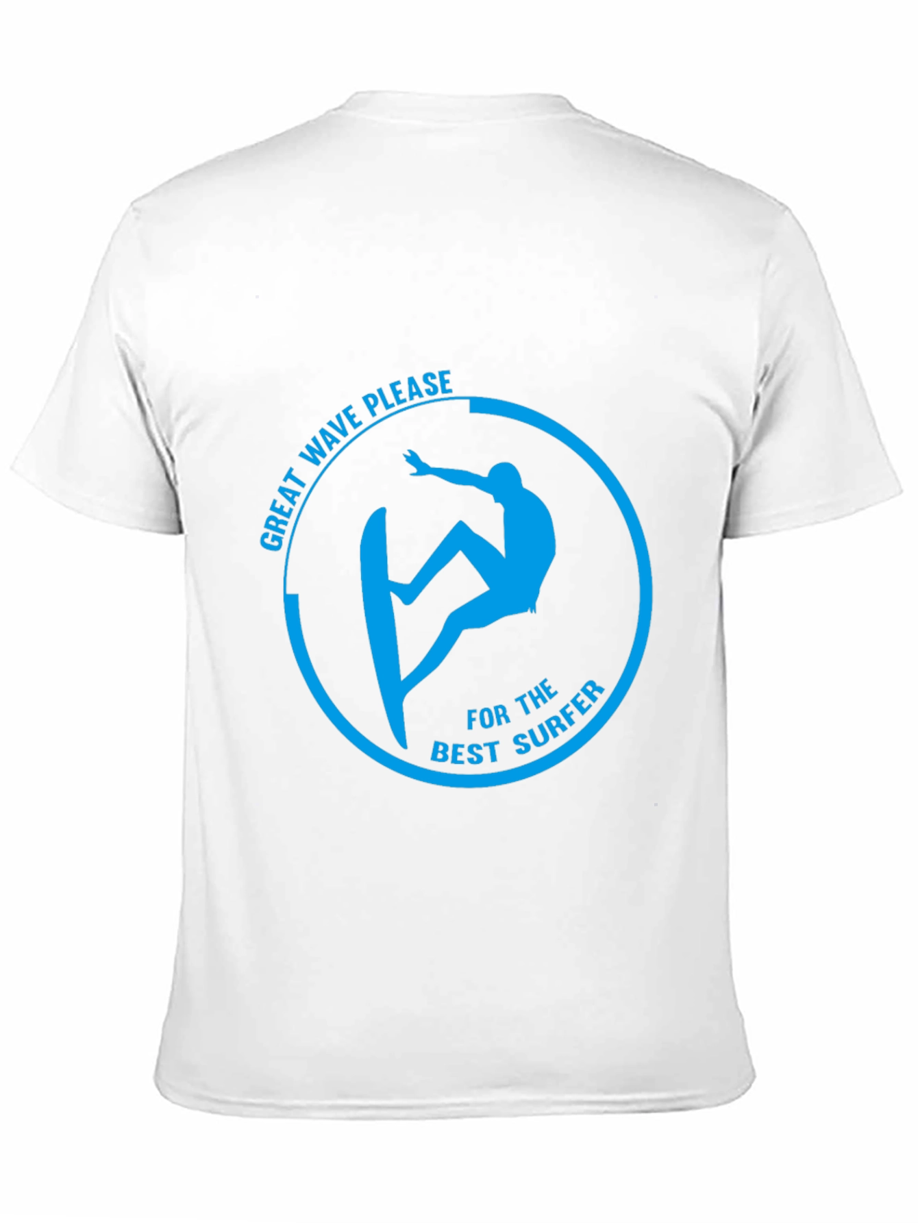 Surfer Graphic T-Shirt - Great Wave Please Design