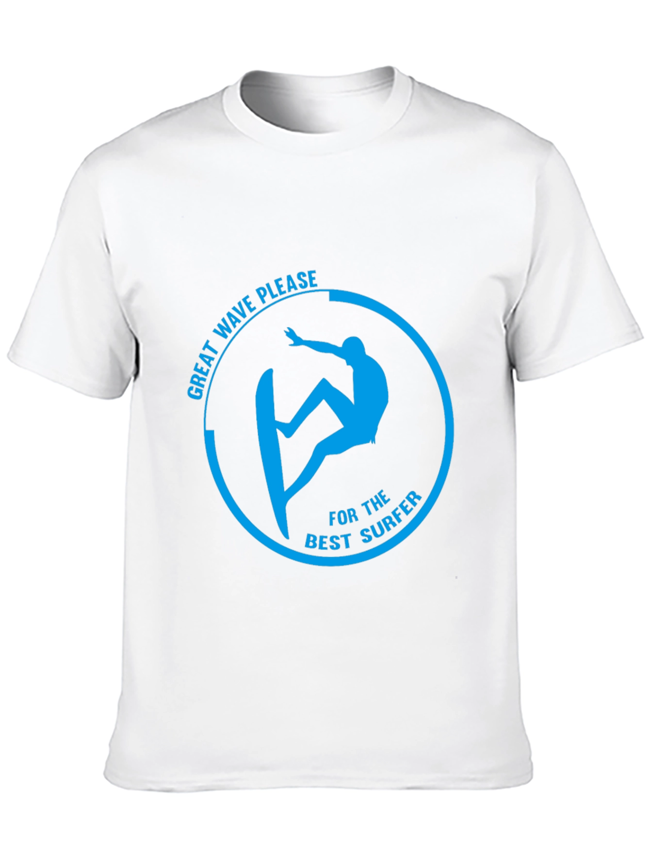 Surfer Graphic T-Shirt - Great Wave Please Design