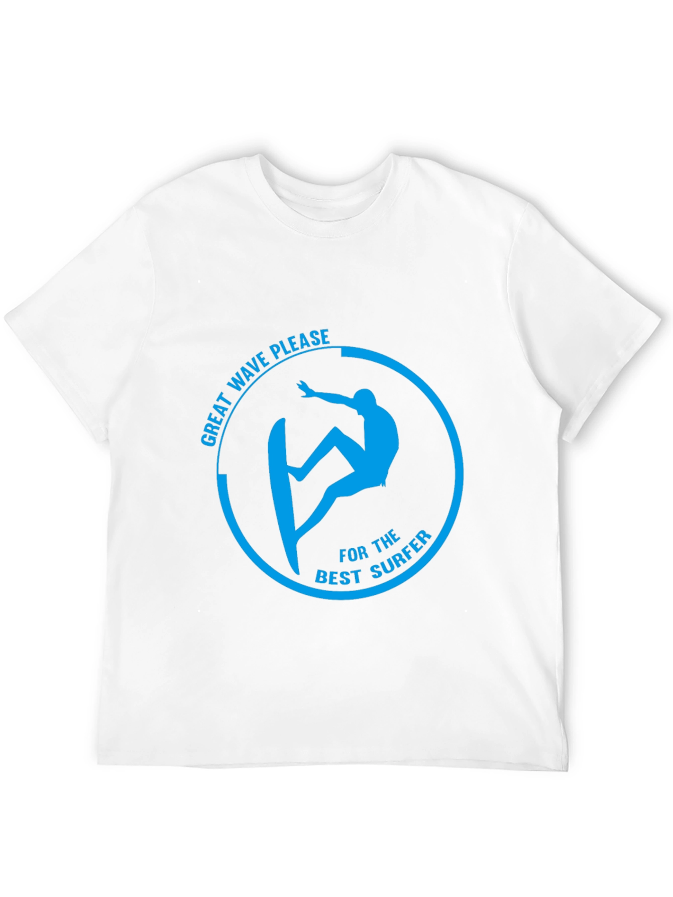 Surfer Graphic T-Shirt - Great Wave Please Design