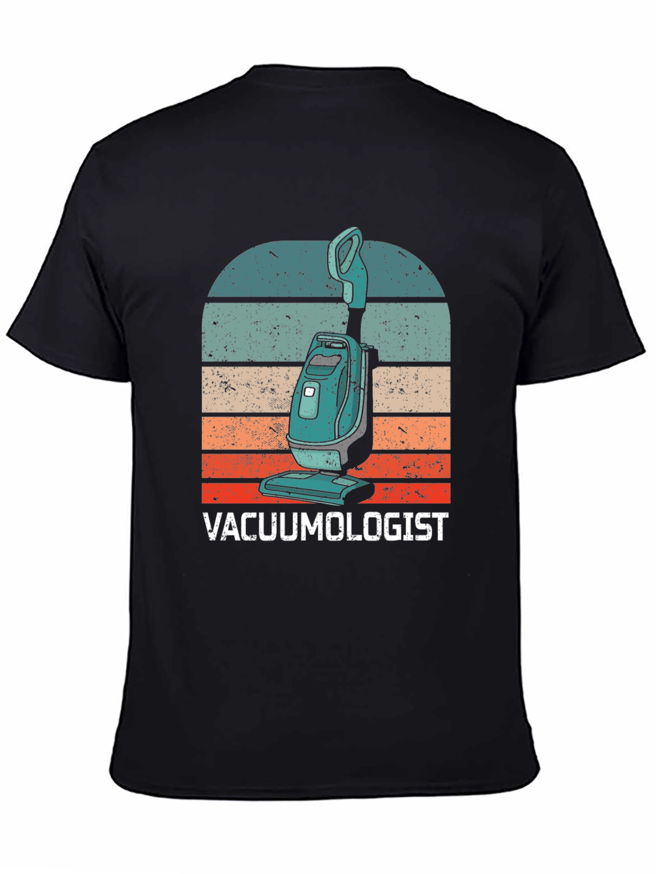Vacuumologist Retro Graphic T-Shirt - Cleaning Humor