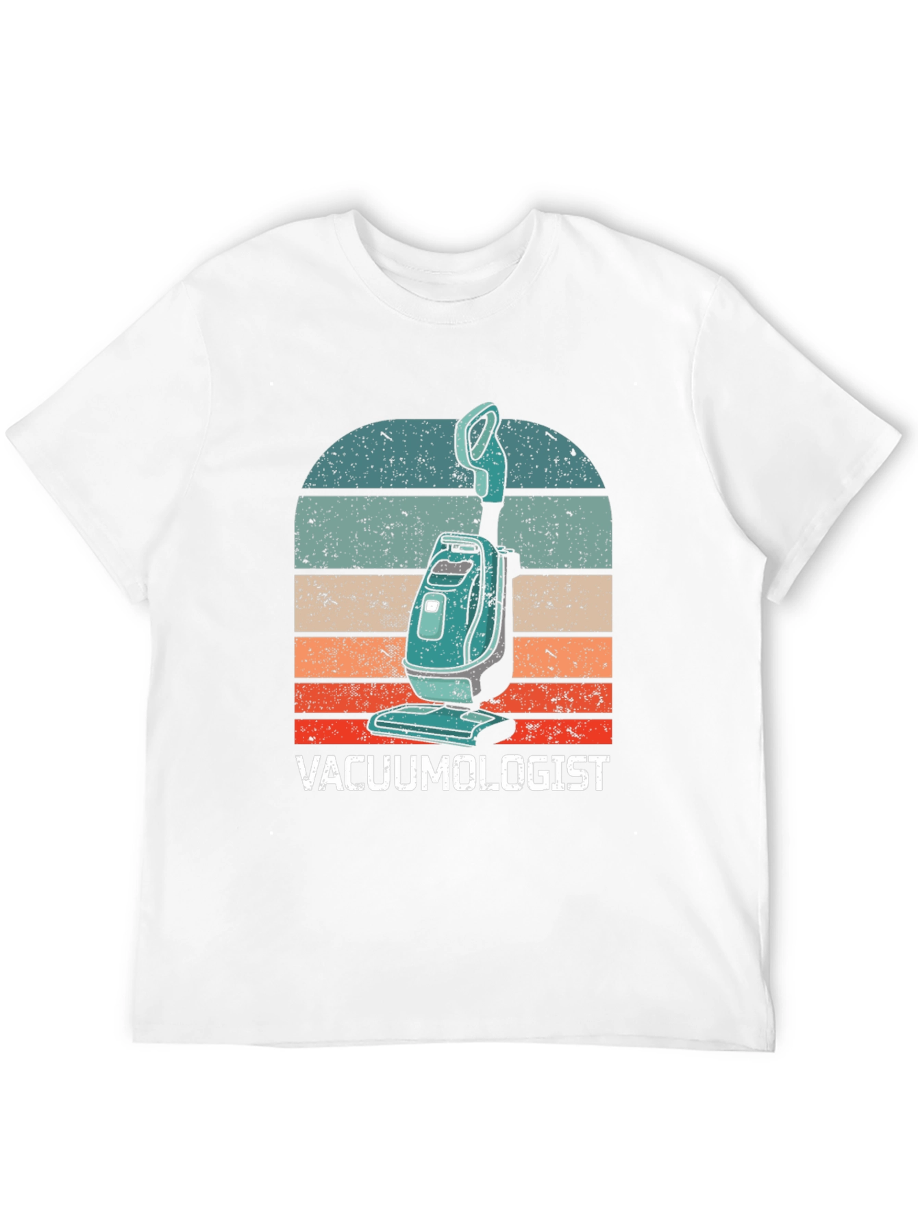 Vacuumologist Retro Graphic T-Shirt - Cleaning Humor